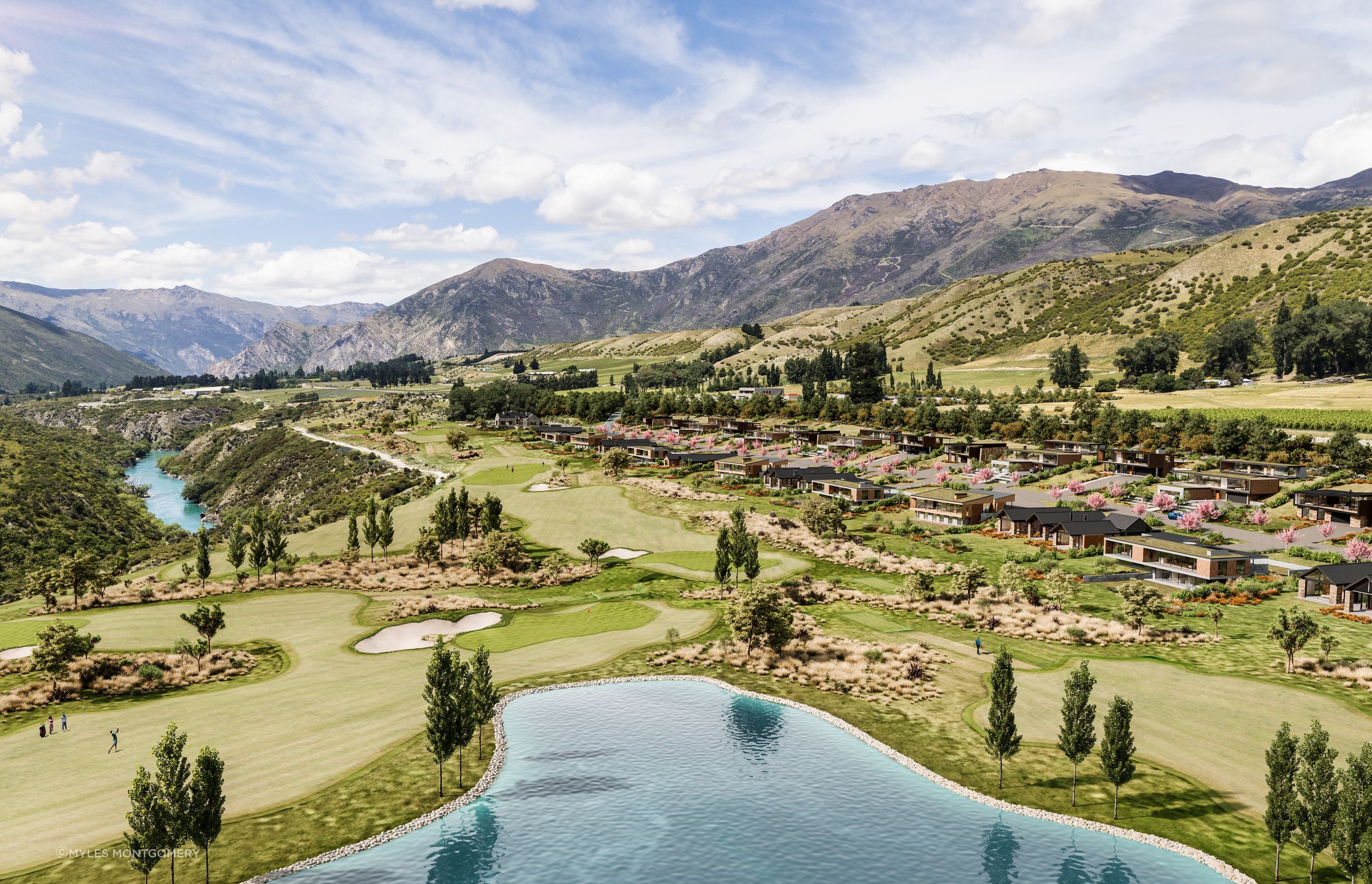 9 hole golf course designed by Greg Turner