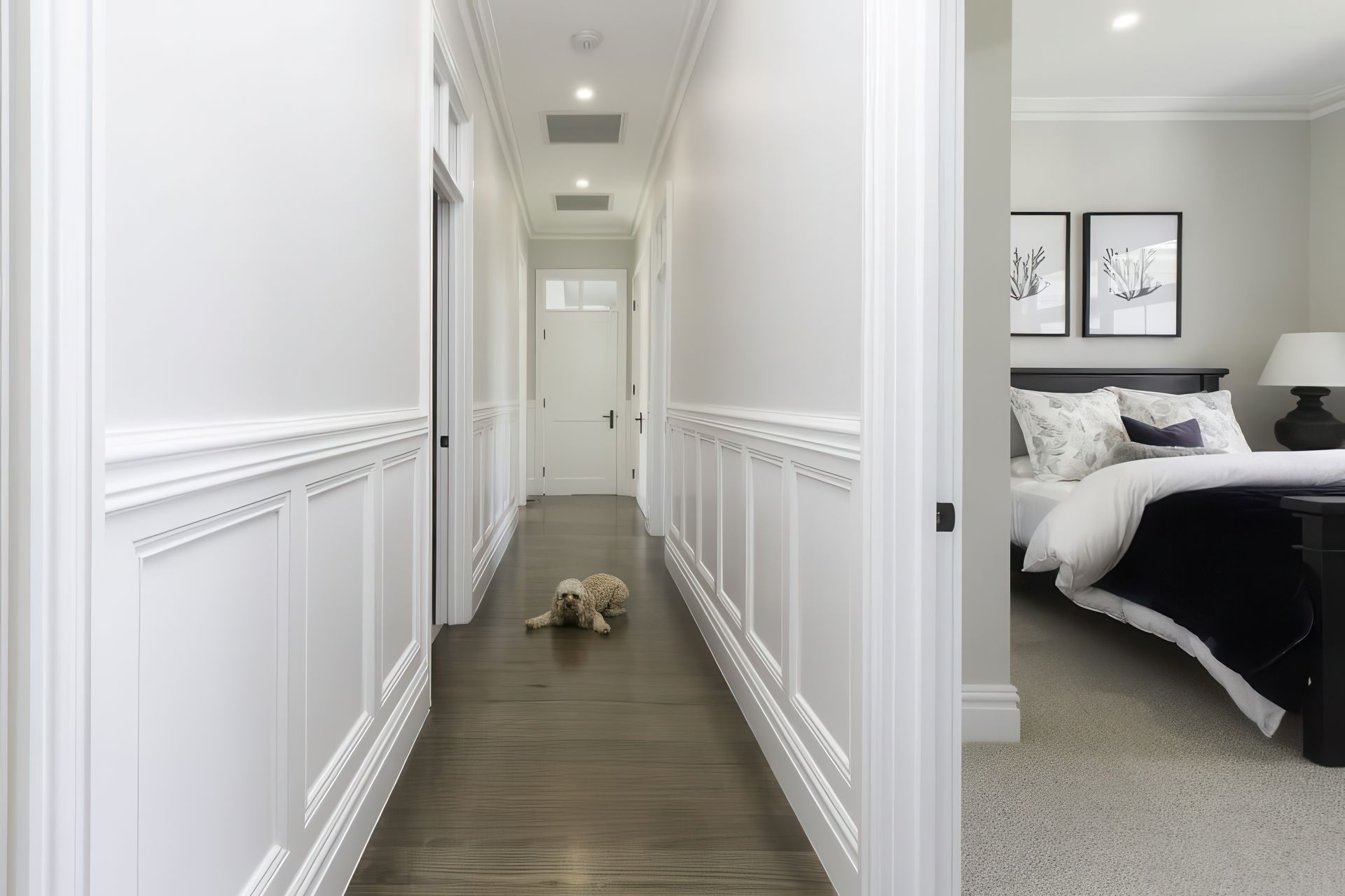 Hamptons Hallway & Staircase