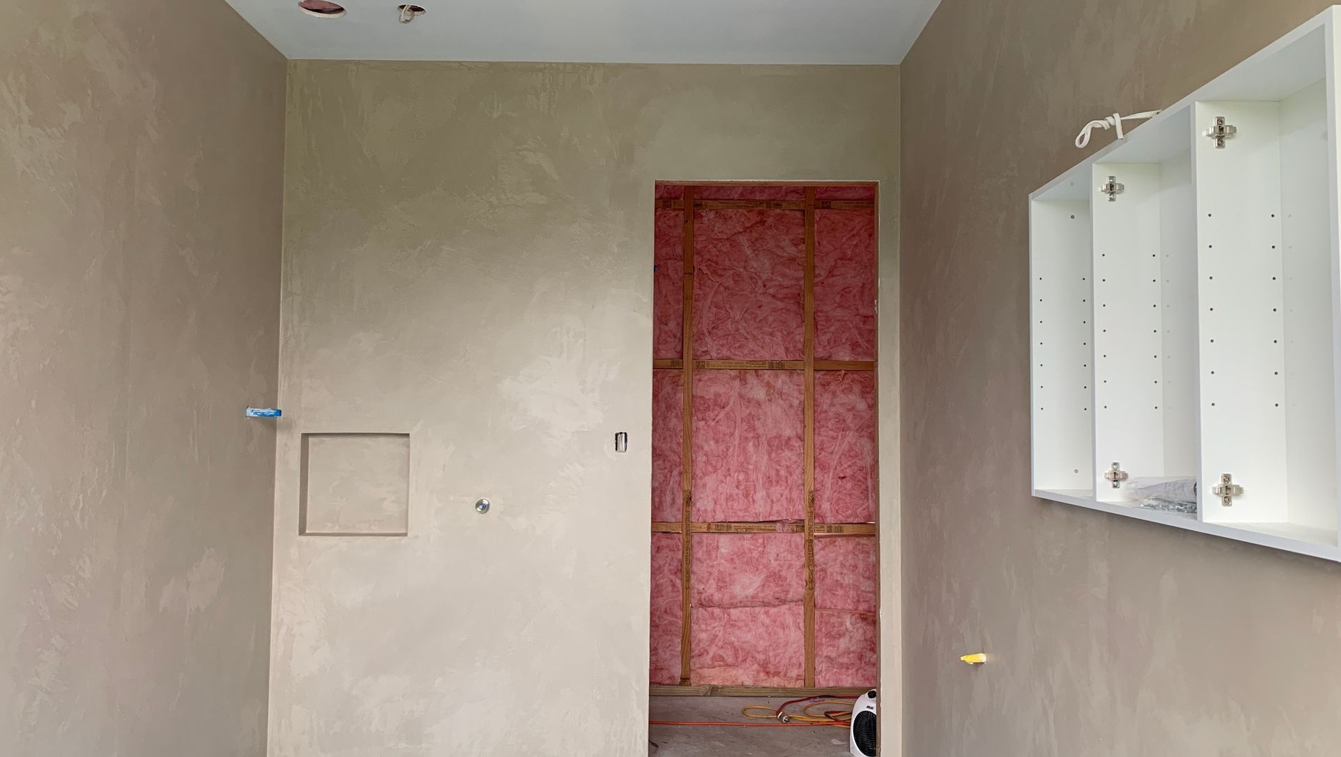 Venetian plaster Bathroom banner