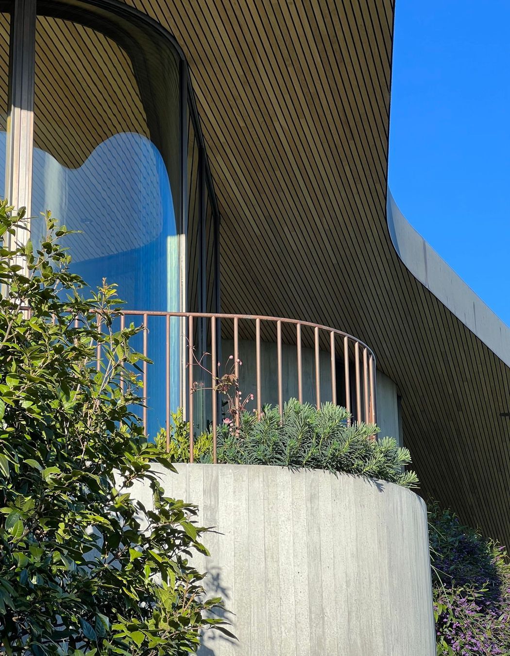 Bronze Balustrade - Waiheke Architecturally Designed Home