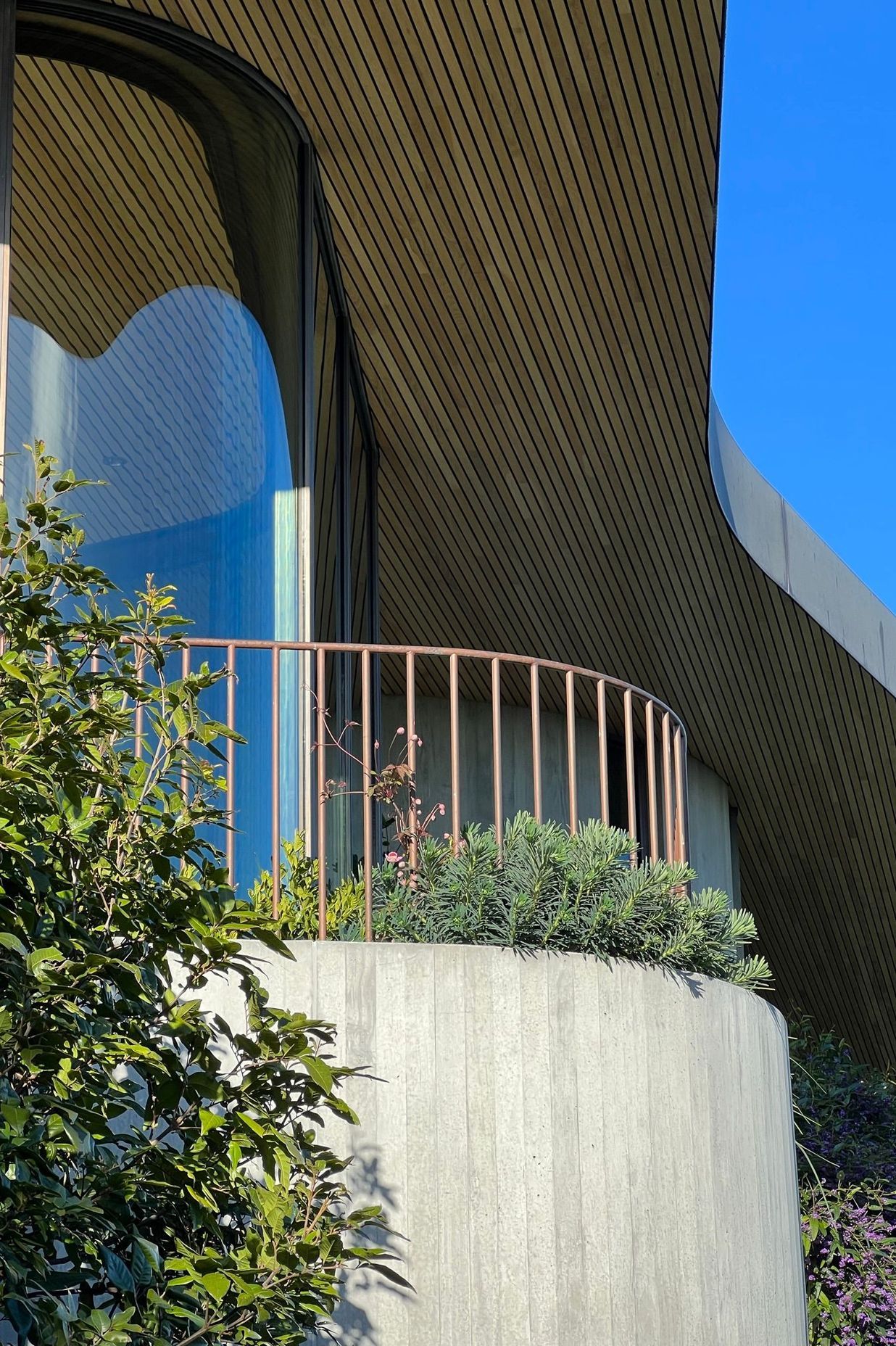 Bronze Balustrade - Waiheke Architecturally Designed Home