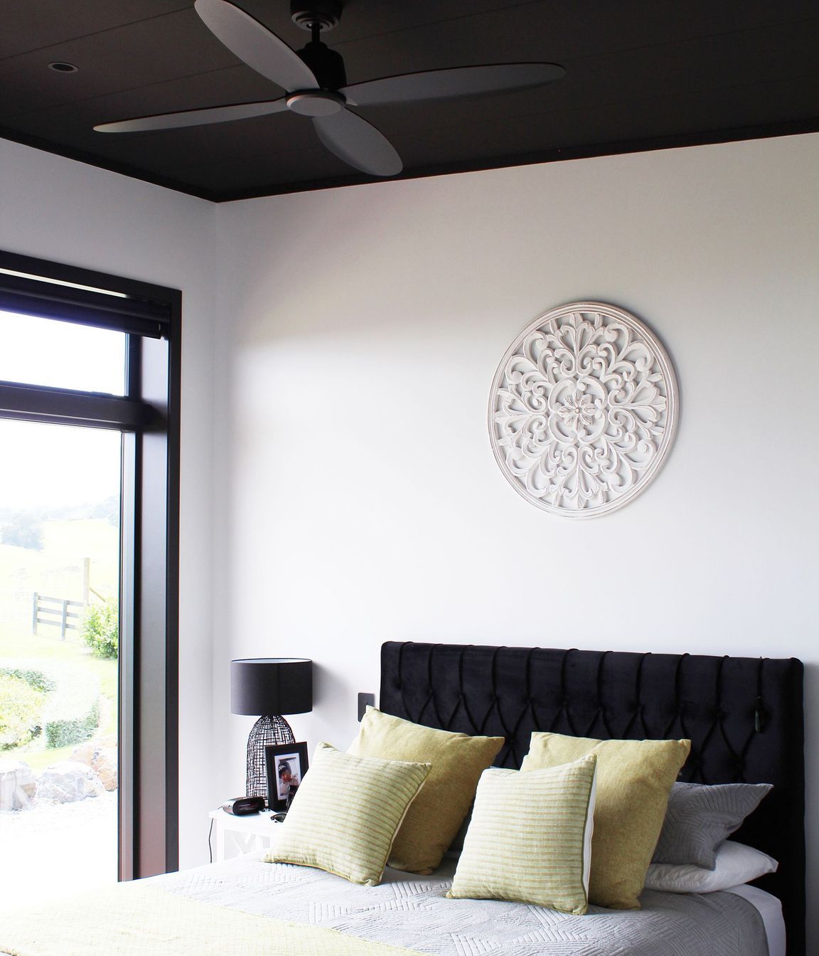A bold black ceiling with Triboard TGV