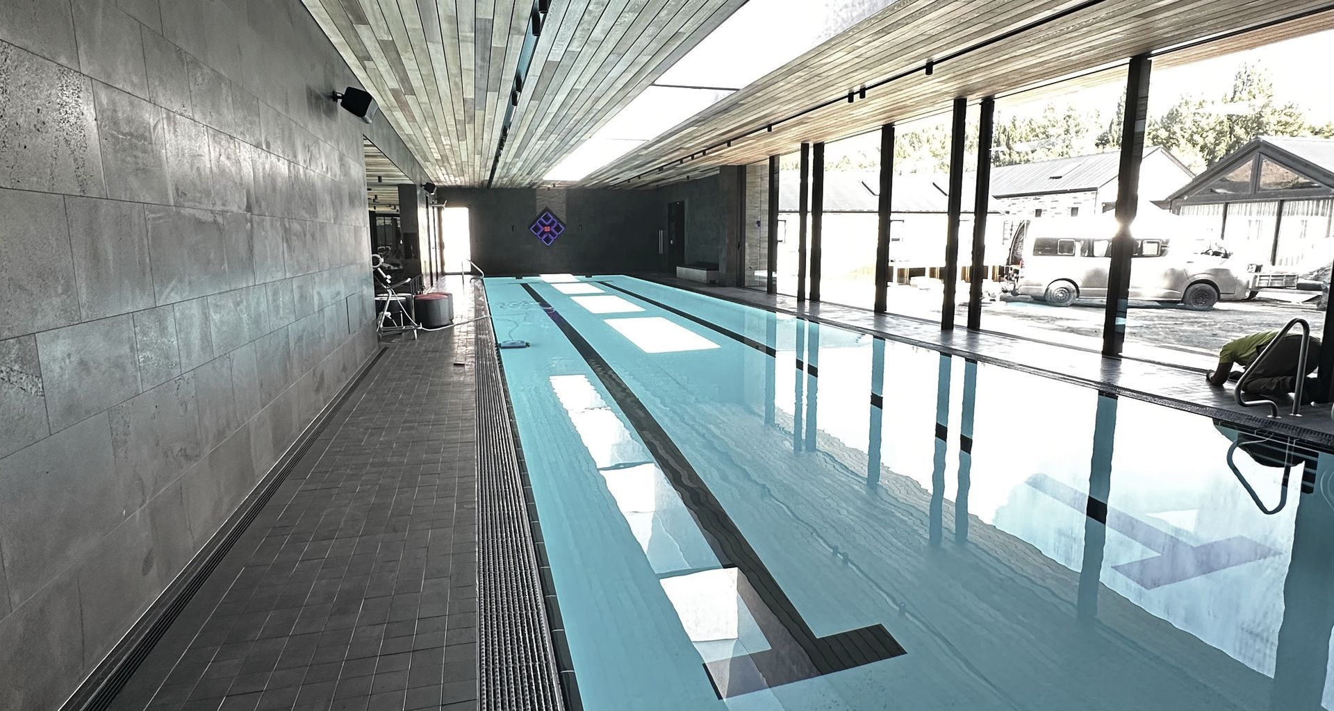 Pool tiling at Speargrass Flat Rd banner