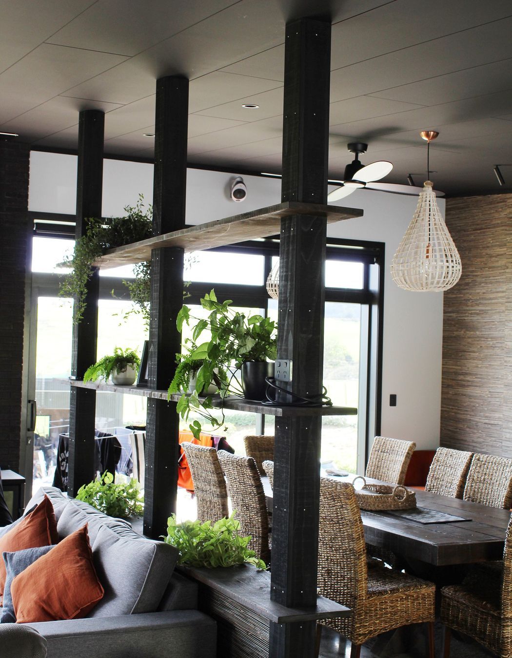 A bold black ceiling with Triboard TGV