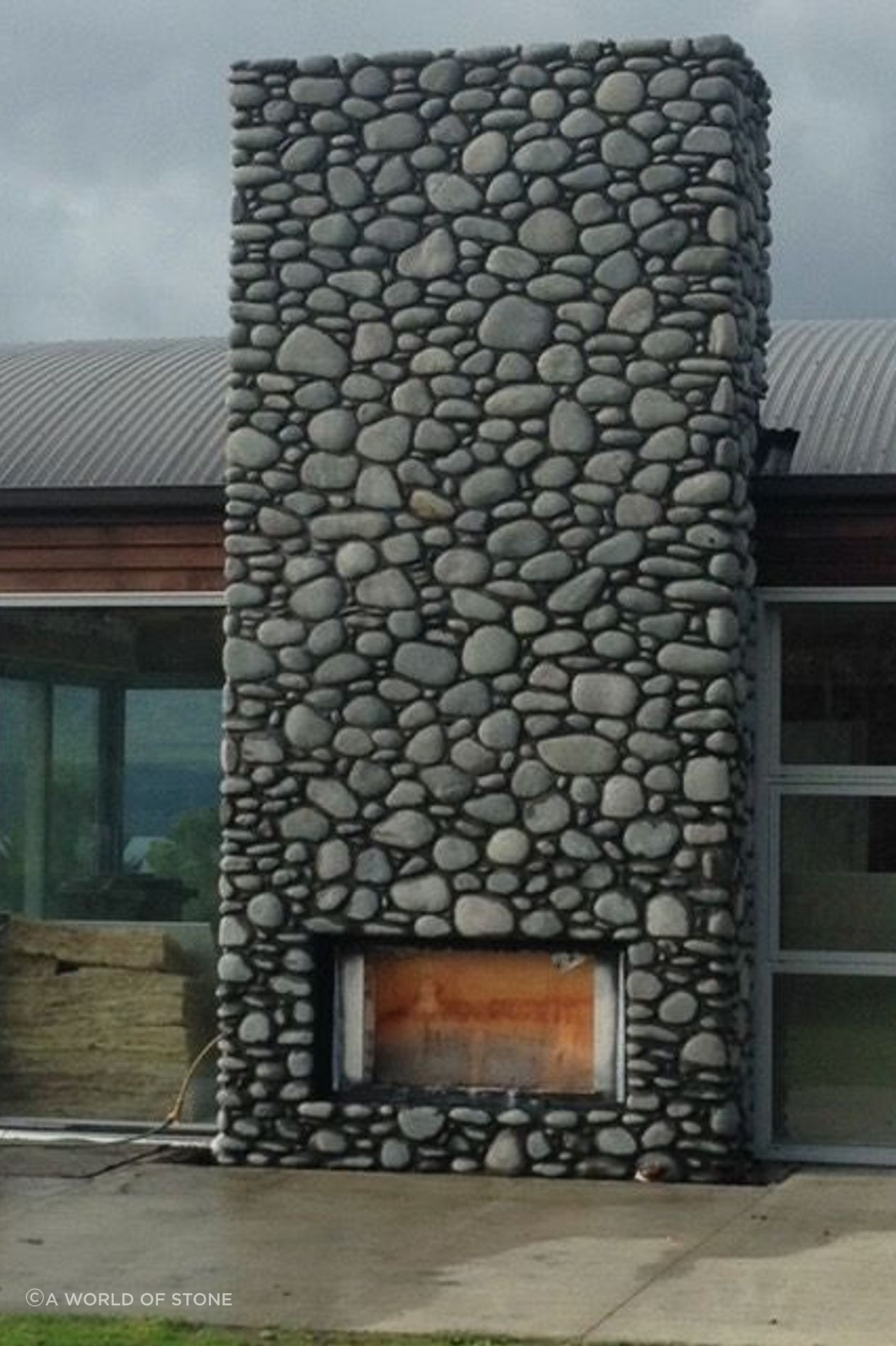 Blue river stone