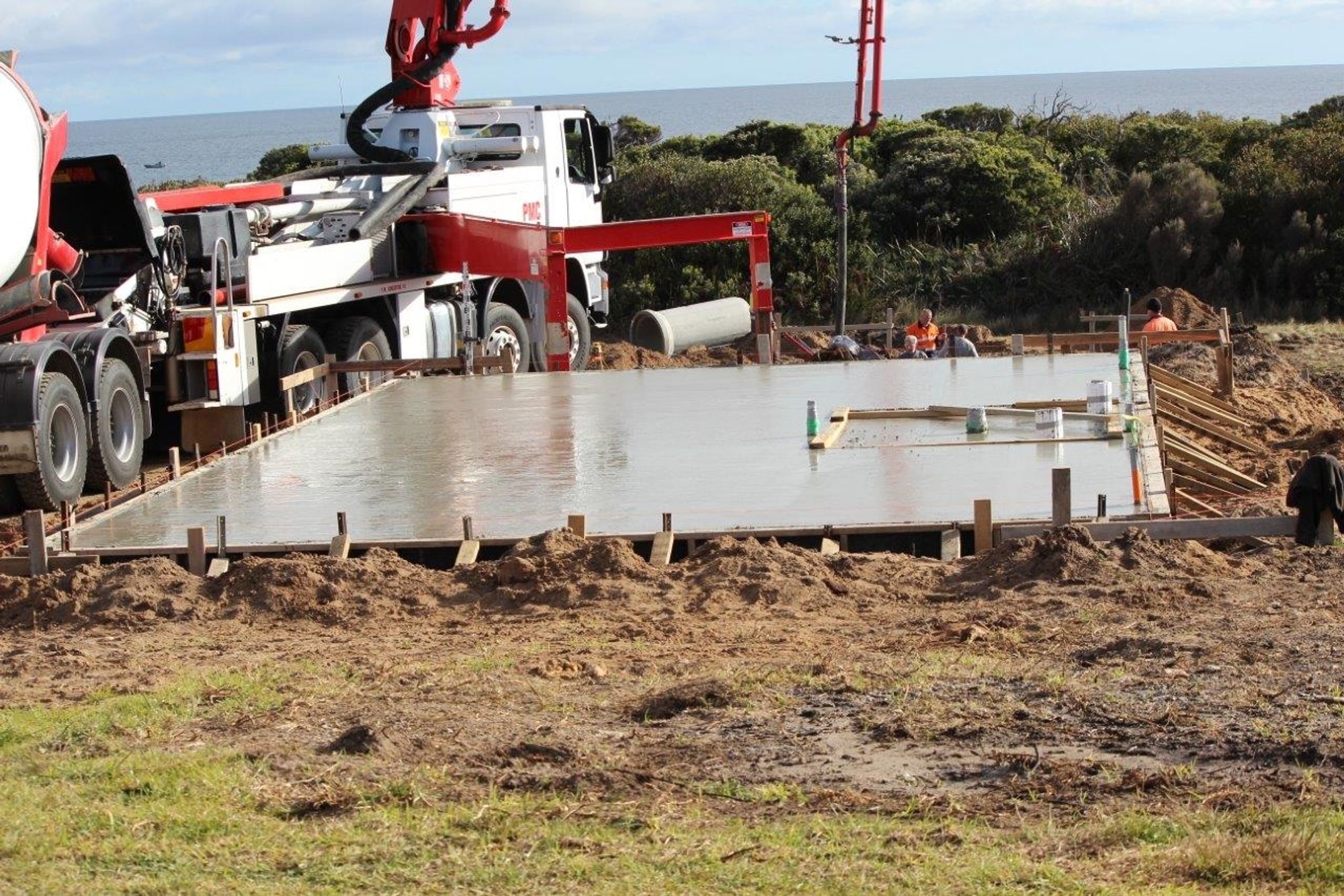 Cottage Foundation Poured. Photography: Hawksley Developments