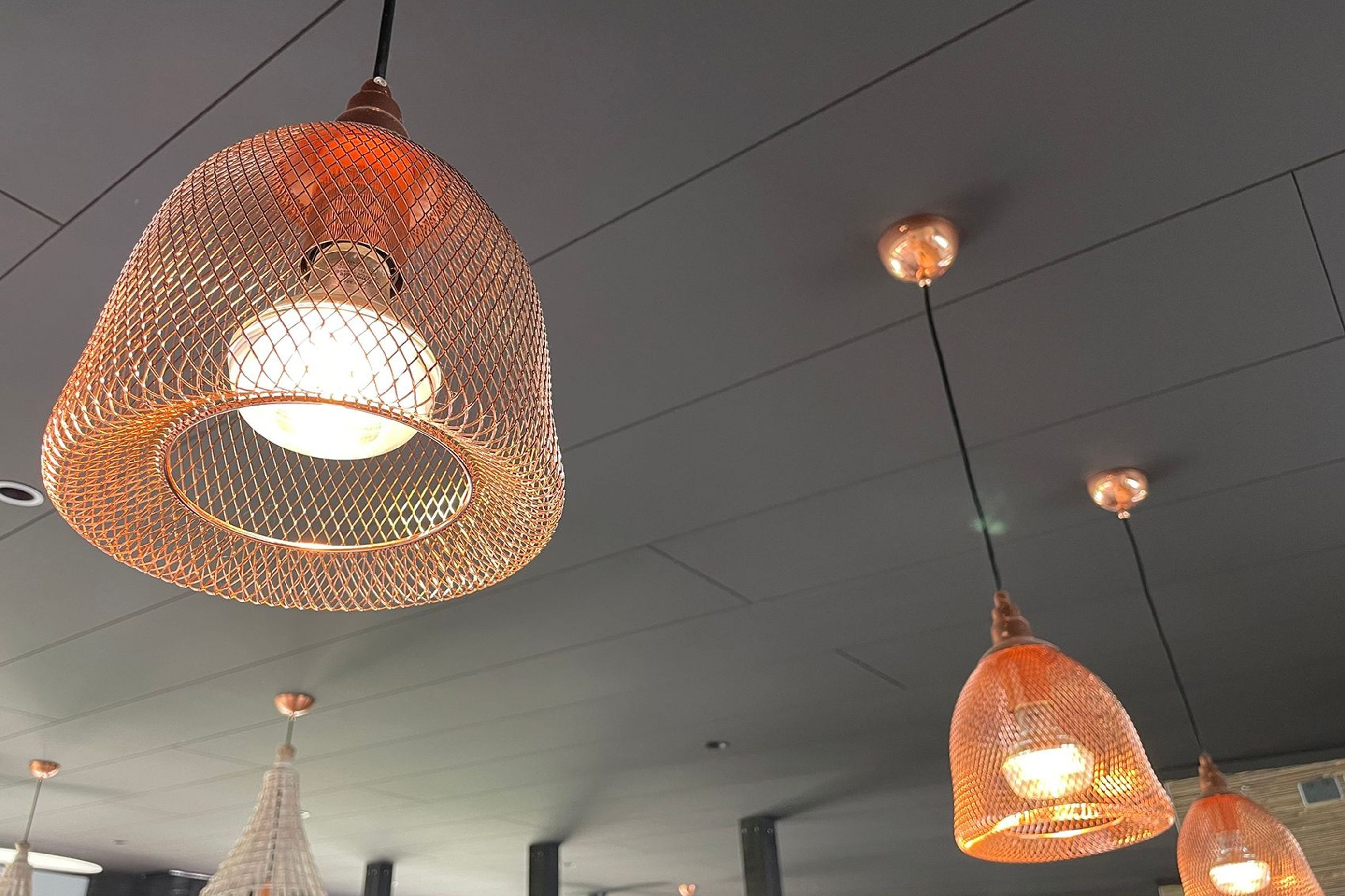 A bold black ceiling with Triboard TGV