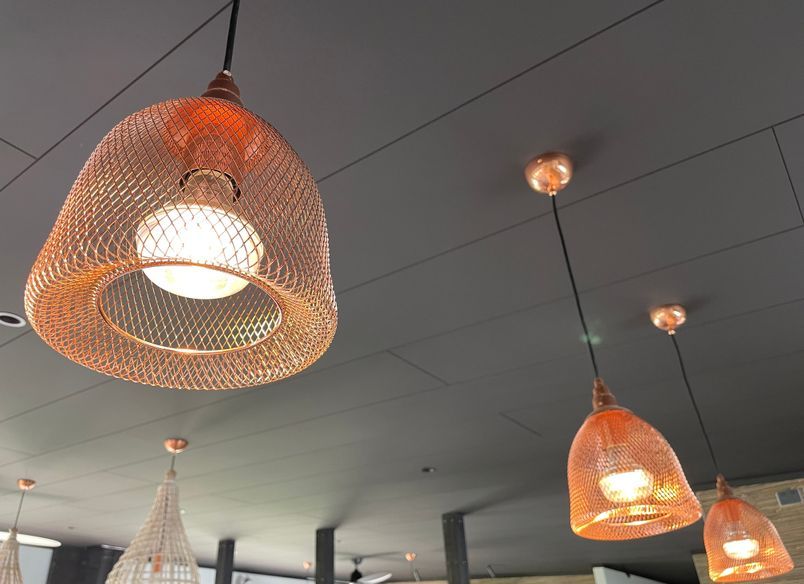 A bold black ceiling with Triboard TGV