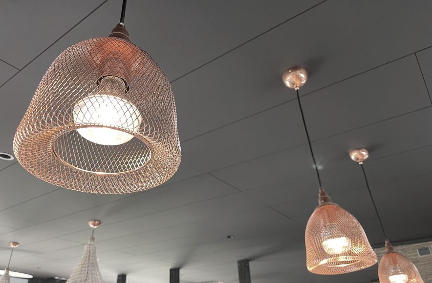 A bold black ceiling with Triboard TGV