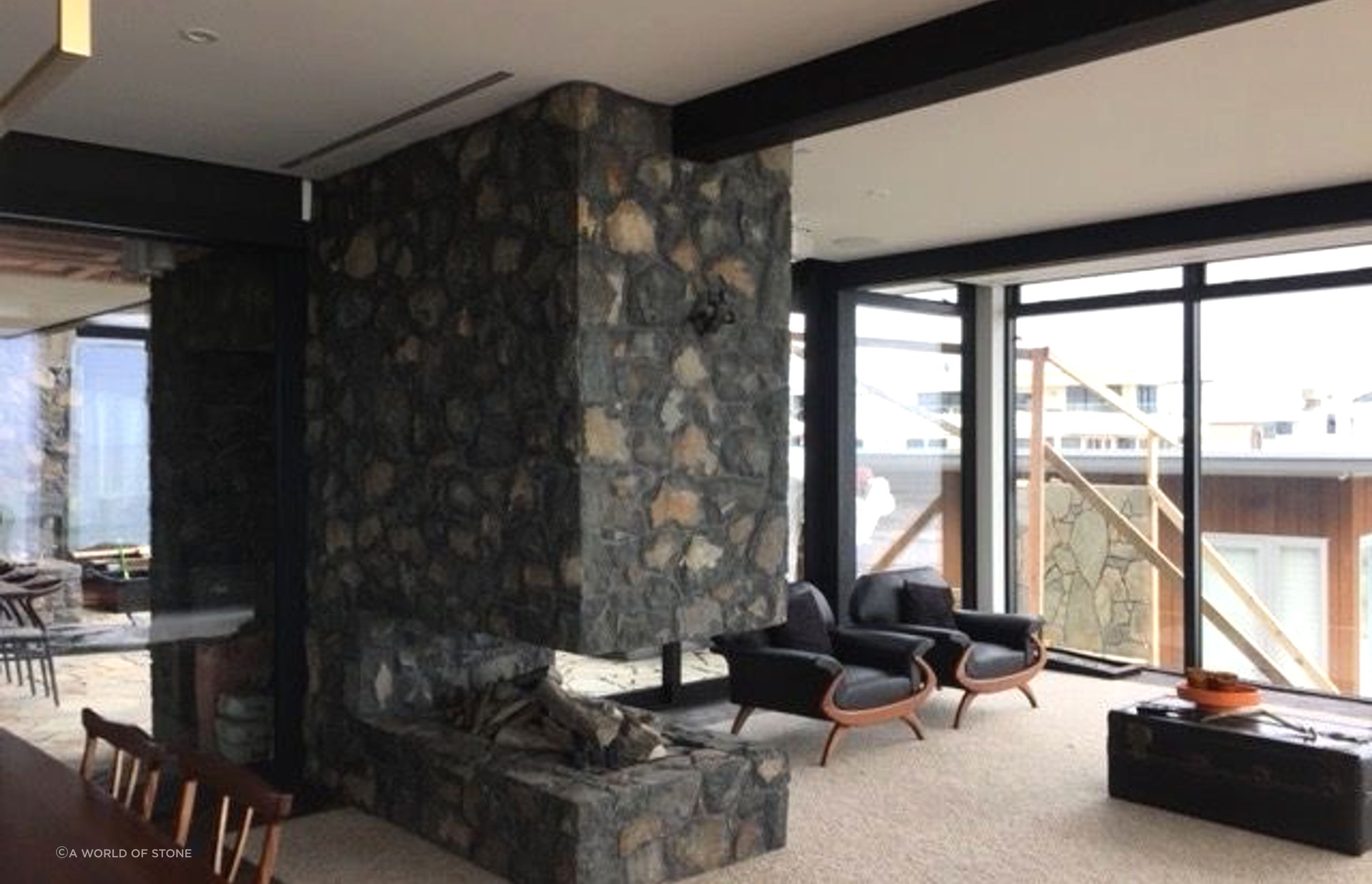 Modern Matatoki fireplace