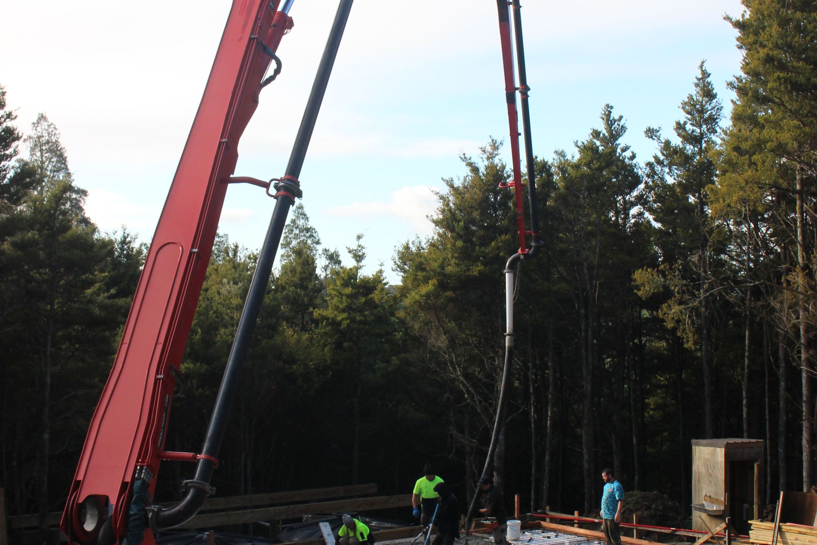 Under Construction - Slab being poured. Kaiser Construction can look after the whole process from design right through to completion