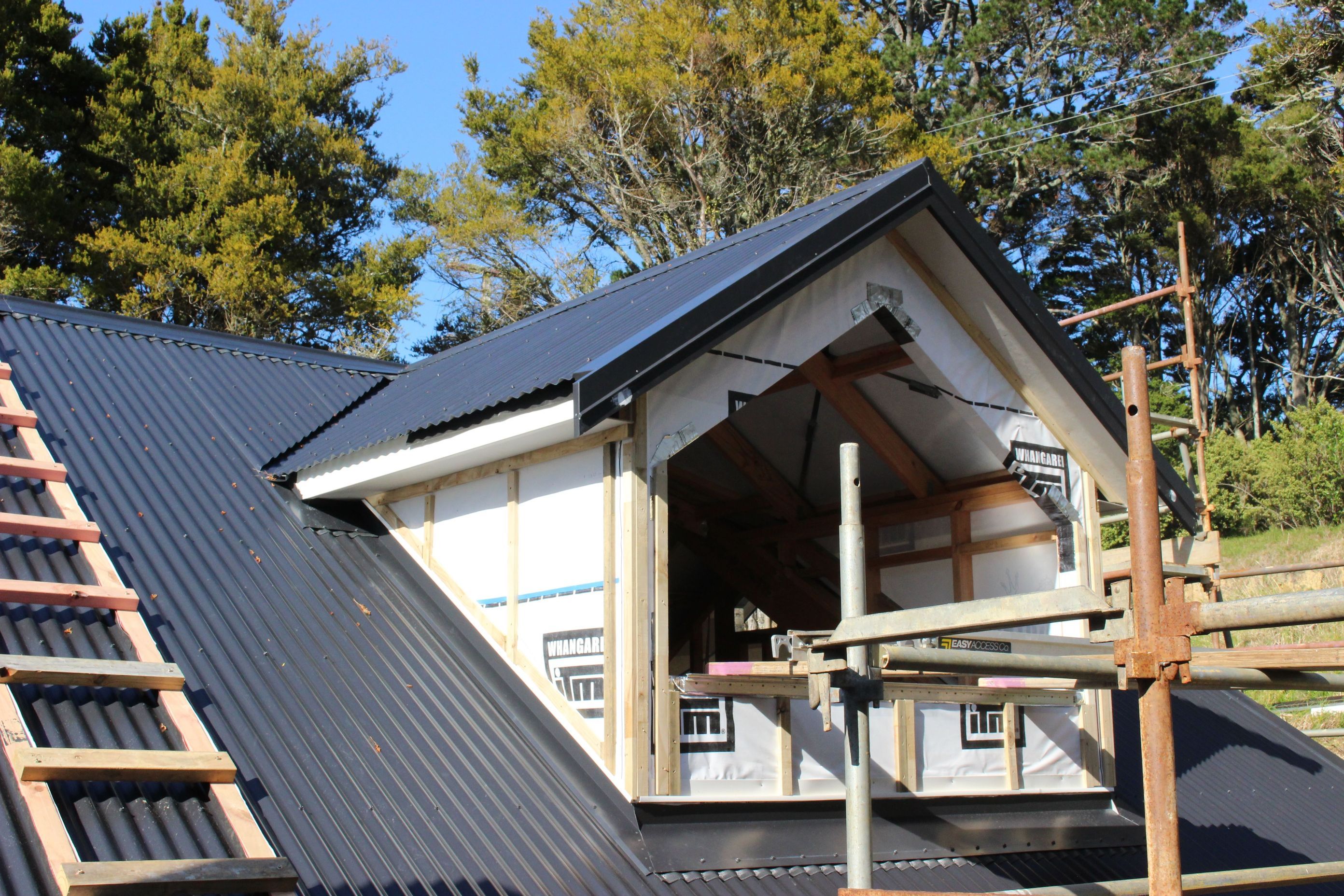 Dormer window in the upstairs to capture the afternoon sun