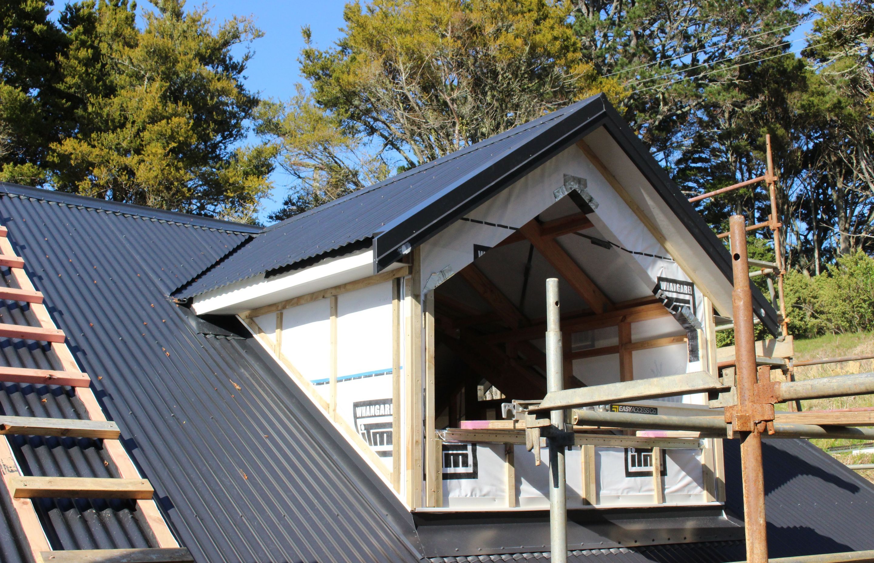 Dormer window in the upstairs to capture the afternoon sun