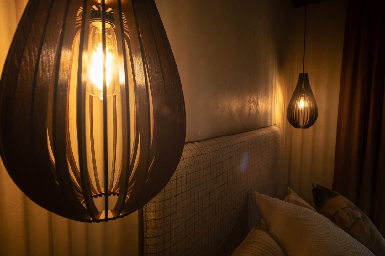 Bedroom bedside pendants