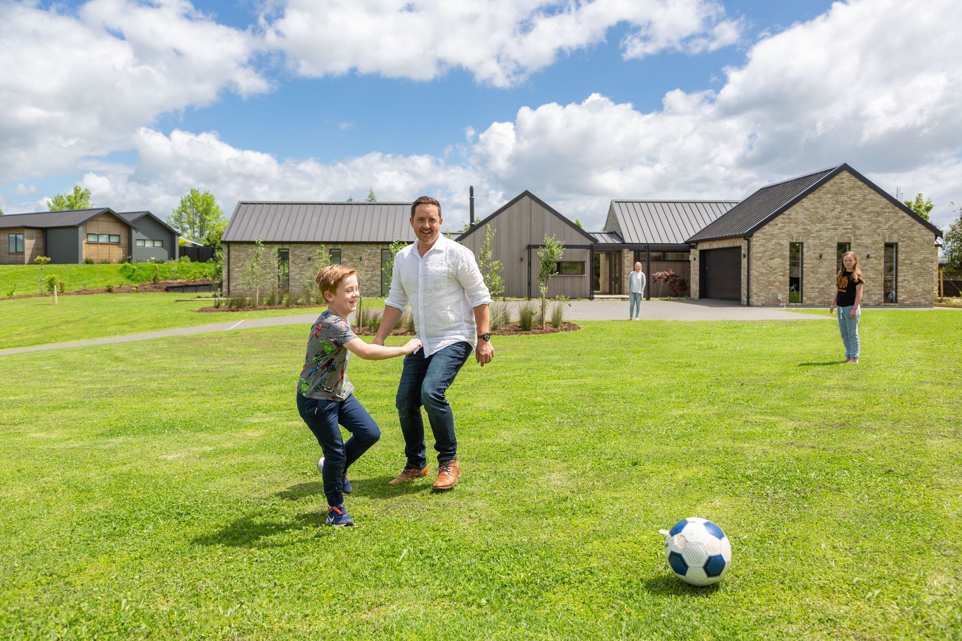 Country Brick &amp; Cedar home