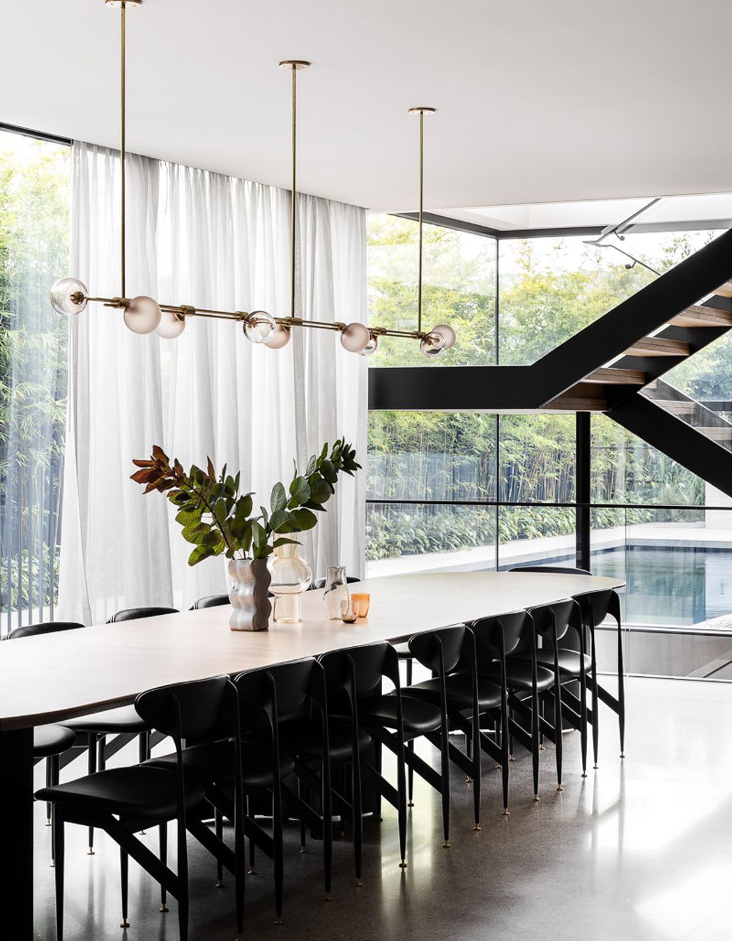 Sussex Residence - Sheers & Recessed Motorised Blinds