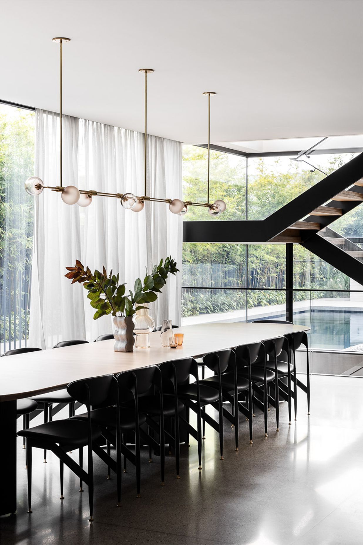 Sussex Residence - Sheers & Recessed Motorised Blinds