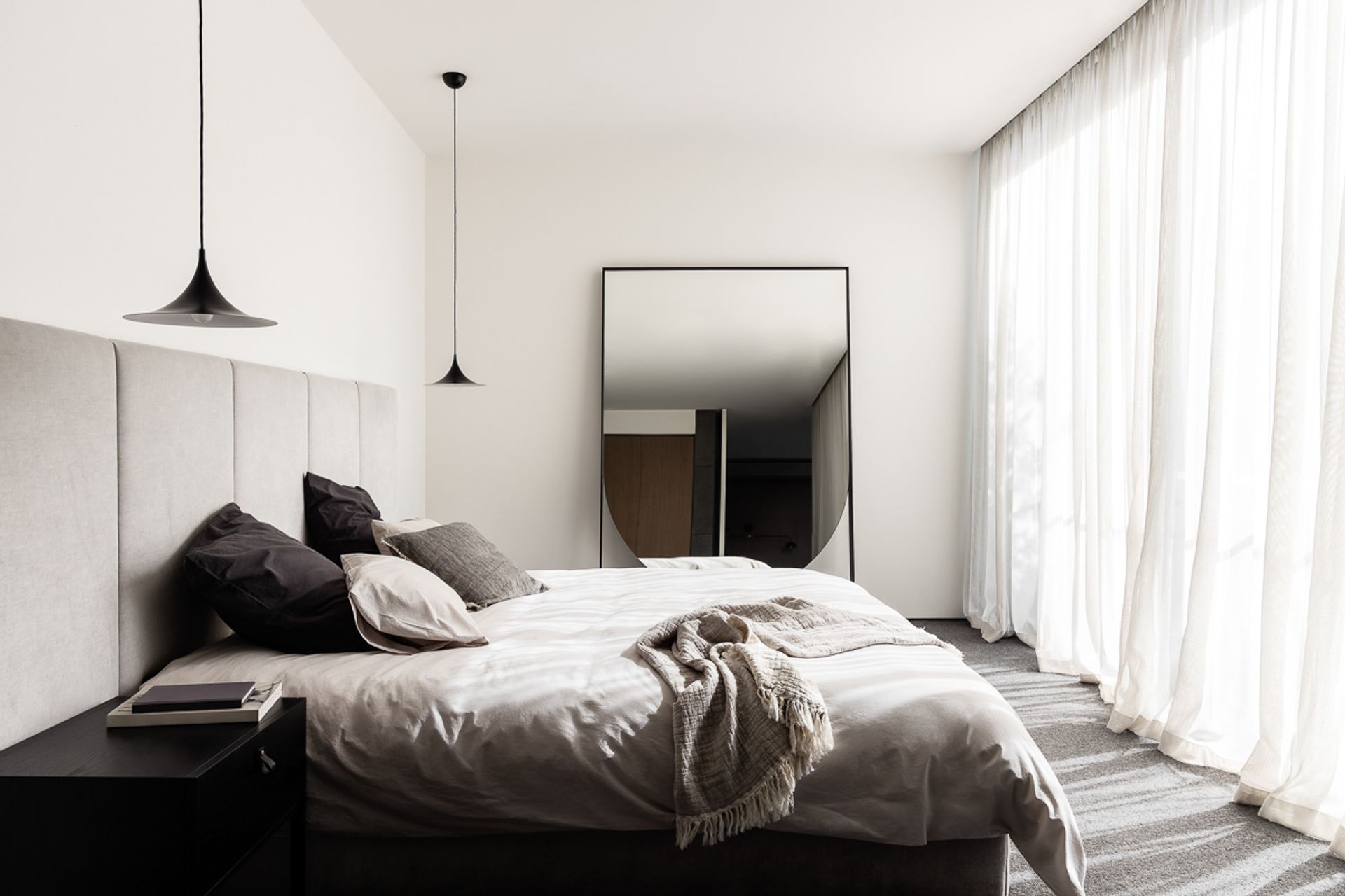 Sussex Residence - Sheers & Recessed Motorised Blinds