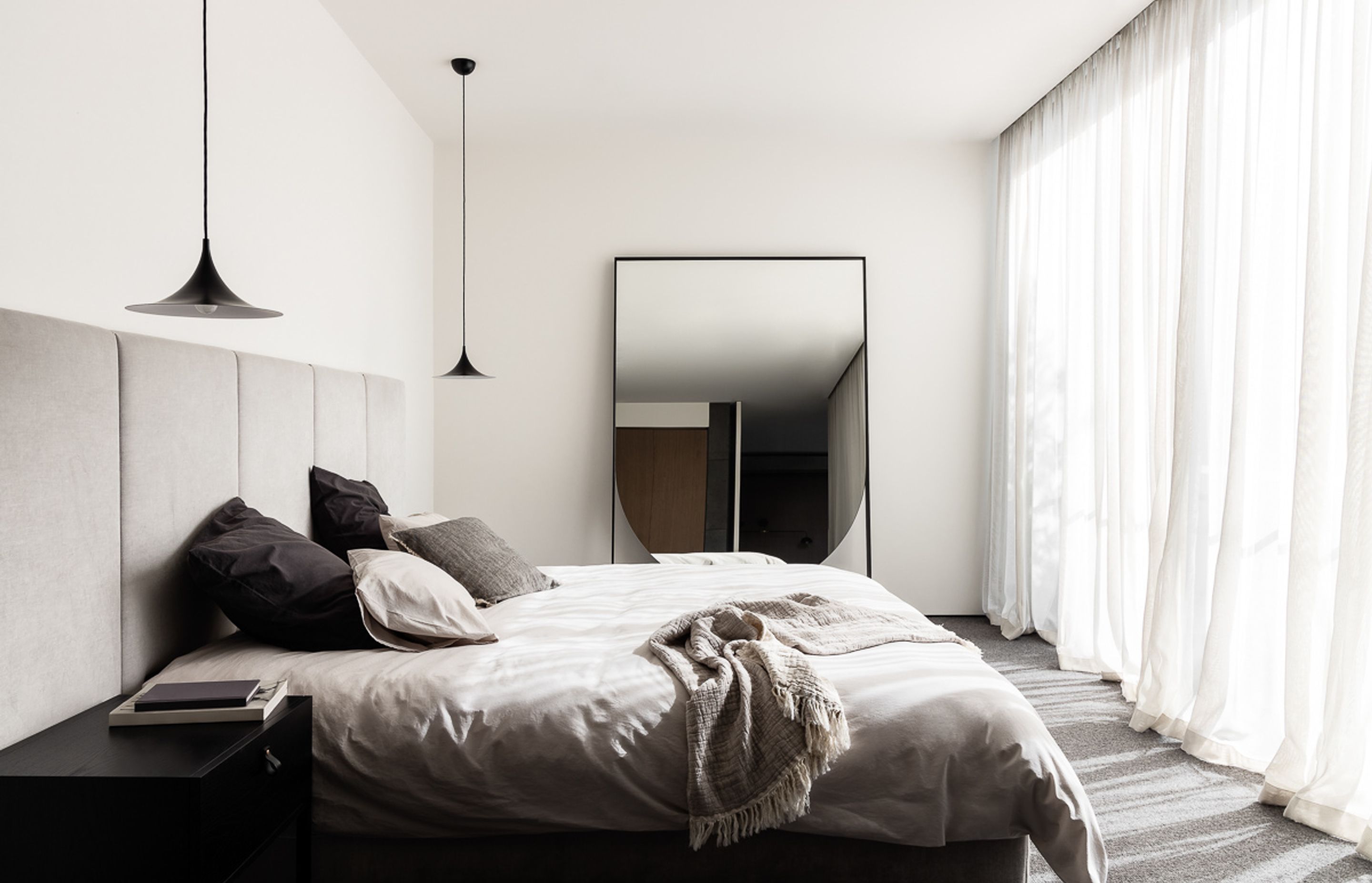 Sussex Residence - Sheers & Recessed Motorised Blinds