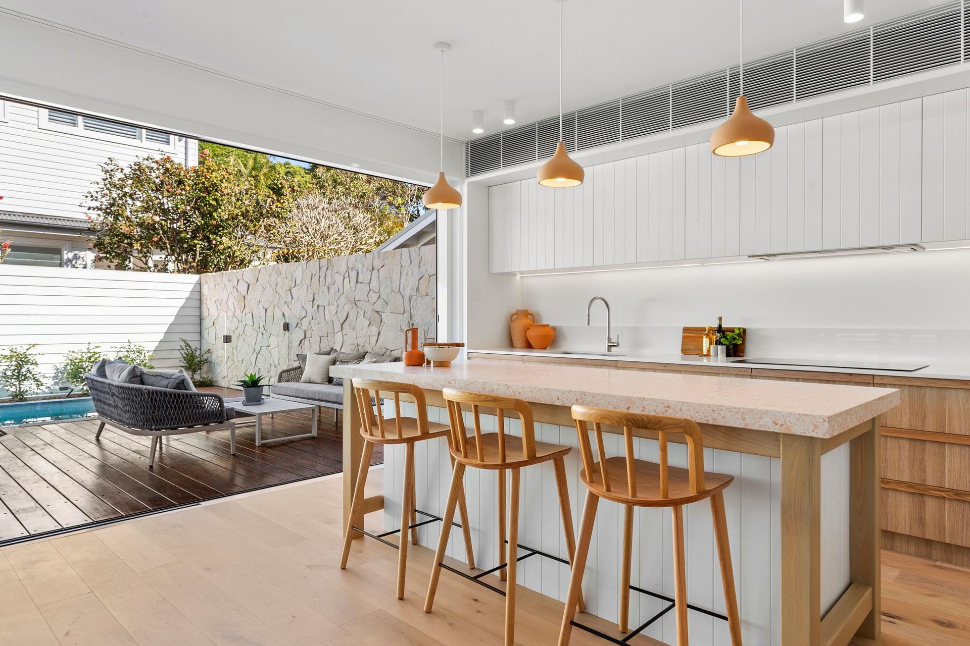 Ocean Grey Granite | Clairvaux Wall Cladding | BCM Australia | Wolski Coppin | YorKorner Interior