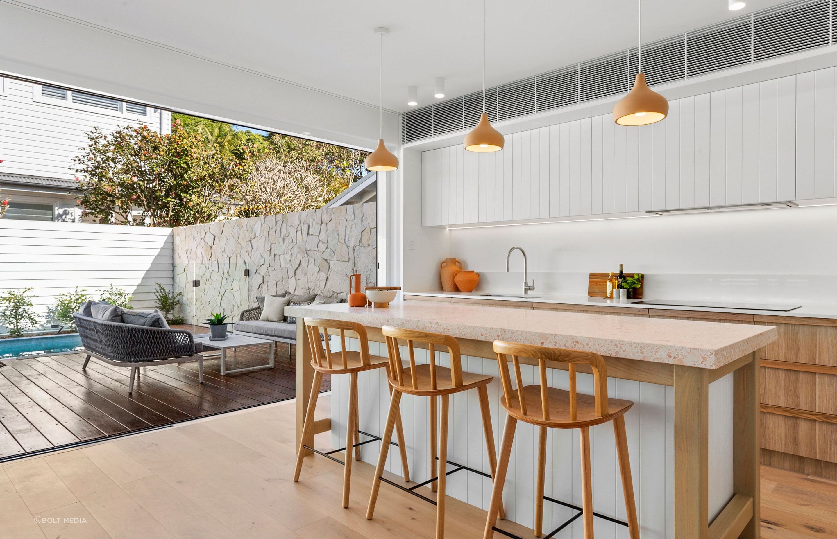 Ocean Grey Granite | Clairvaux Wall Cladding | BCM Australia | Wolski Coppin | YorKorner Interior