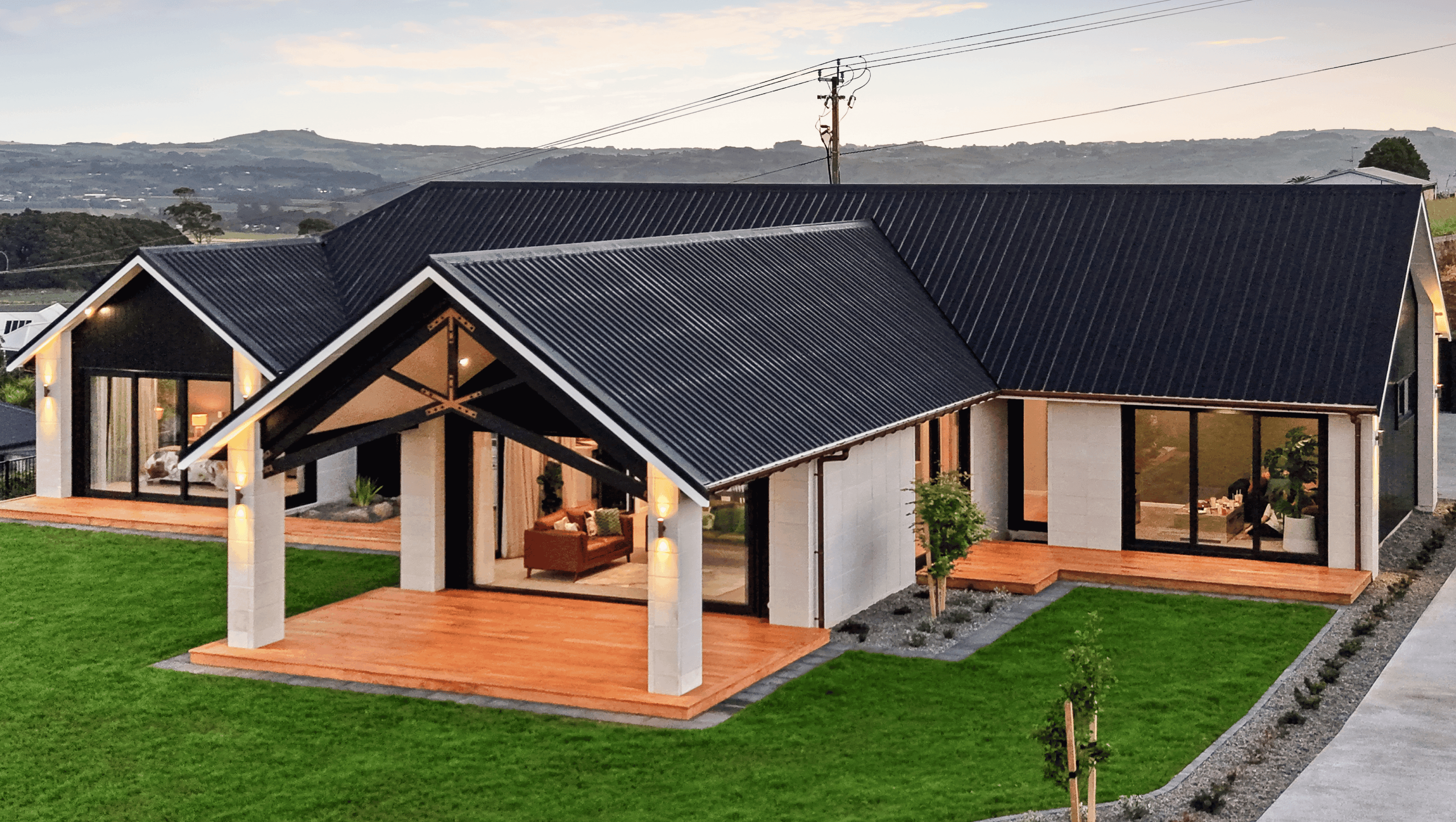 Contemporary Gabled Home