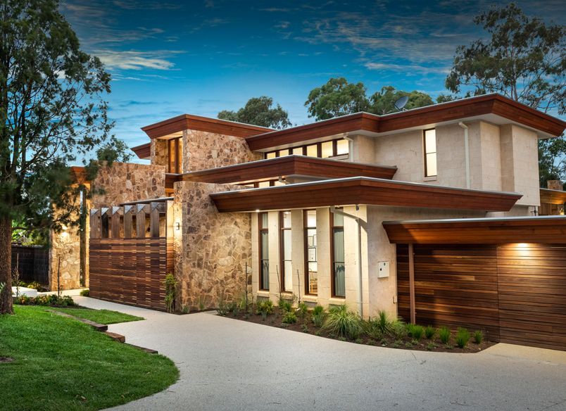 Feature Stone Luxury Custom Home
