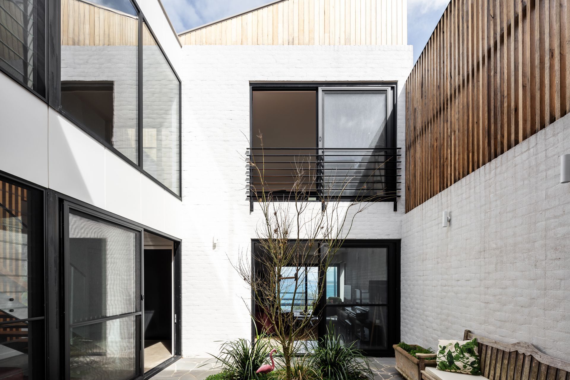 White & Timber House