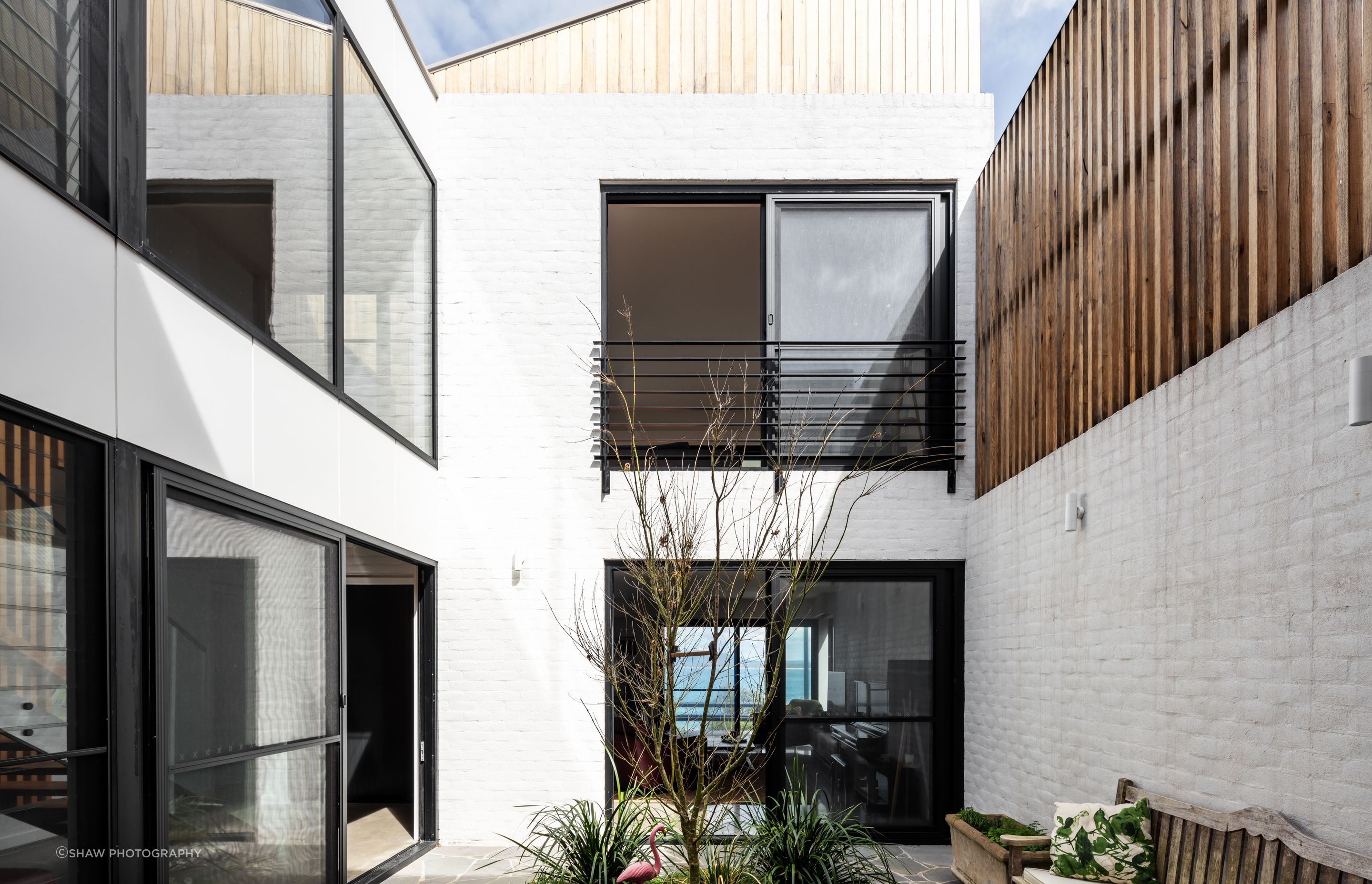 White & Timber House