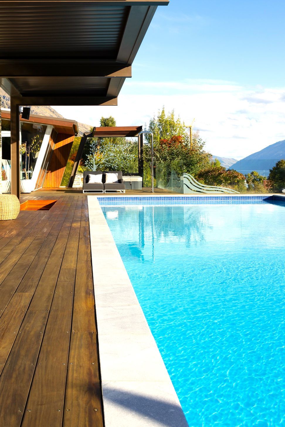 Sunken Seating, Sun Loungers and Sun!