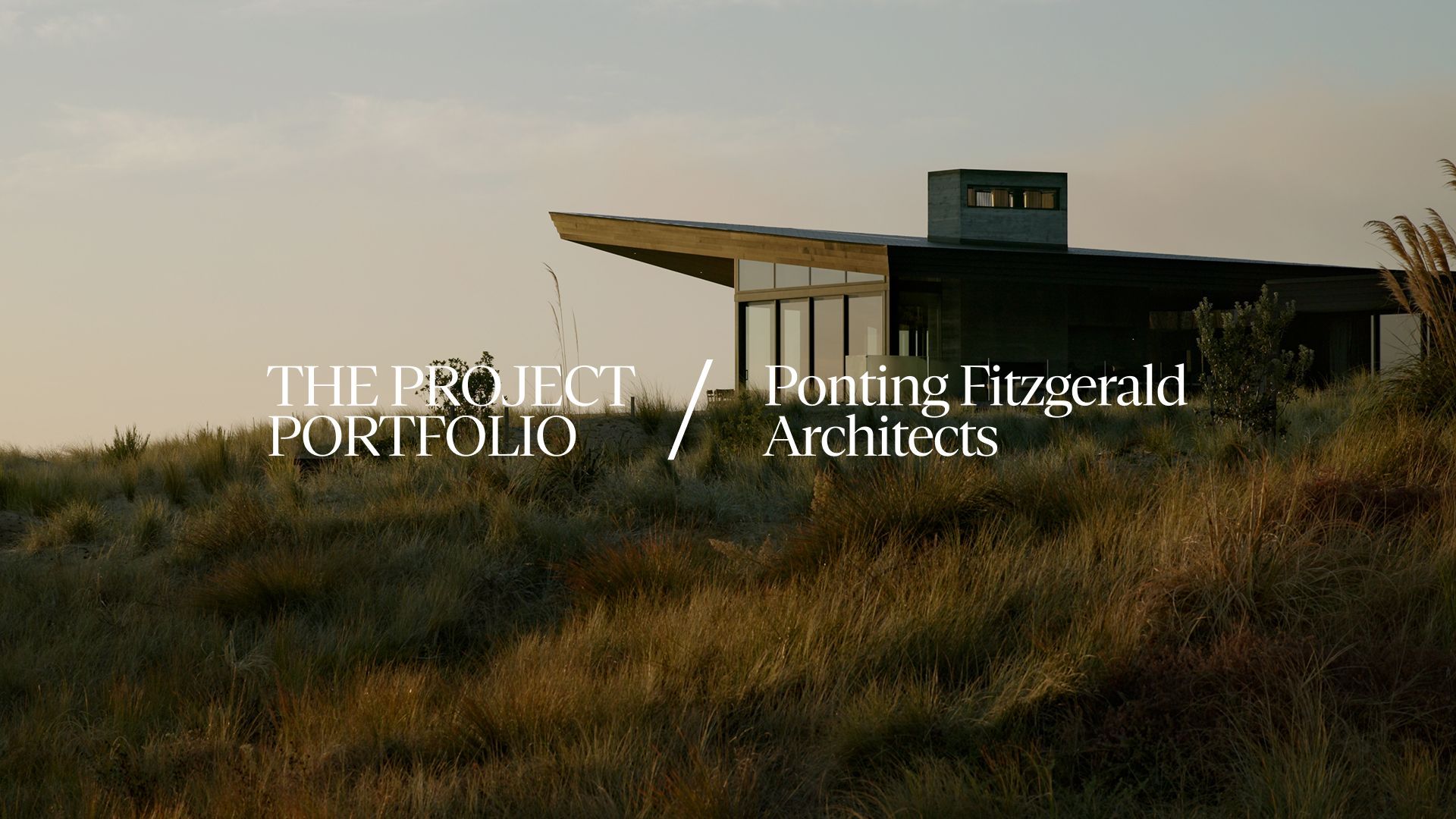 The Project Portfolio | Whaitere | Ponting Fitzgerald Architects video