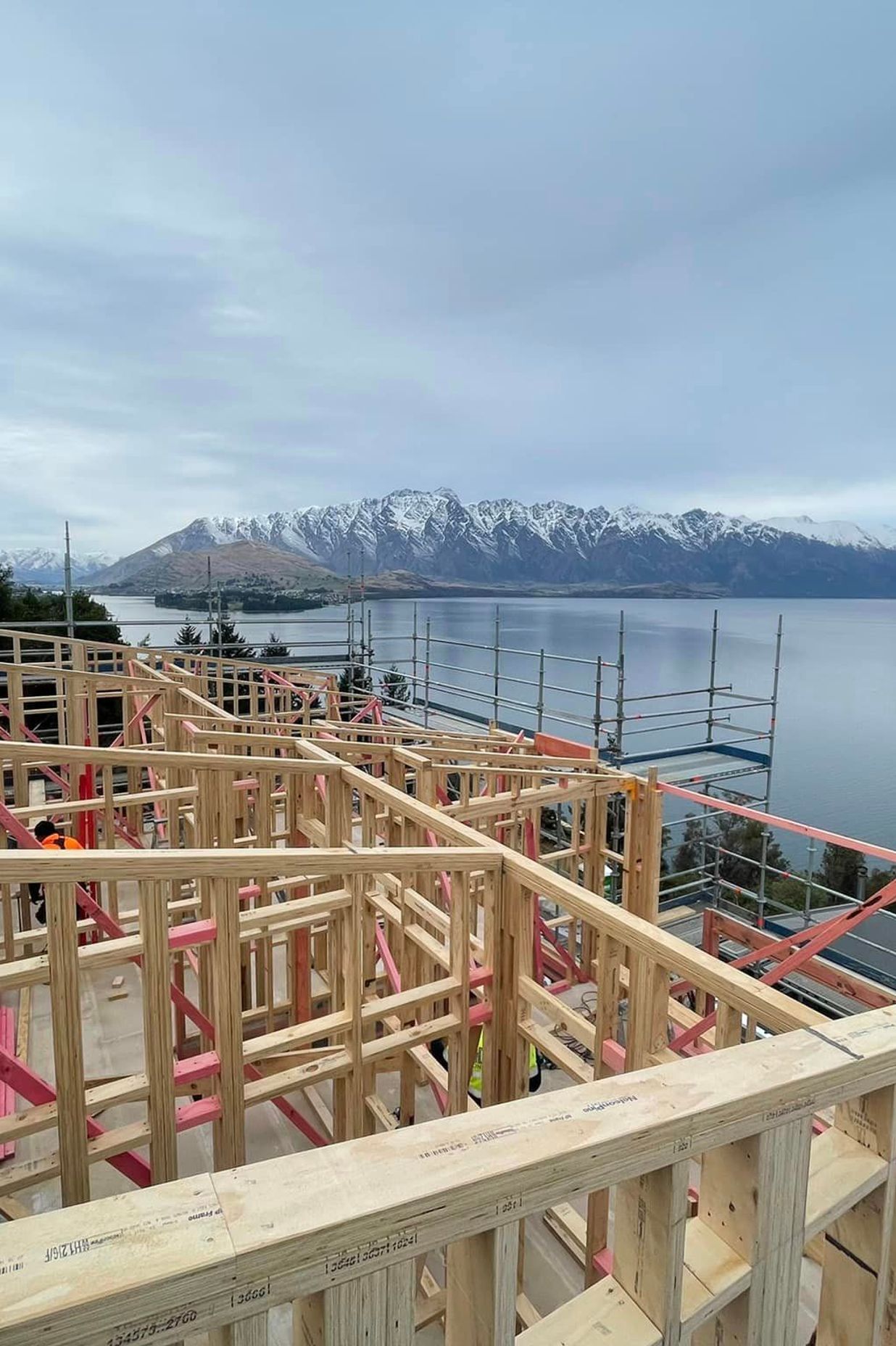 Framing..stunning views from Sunshine Bay, Queenstown.