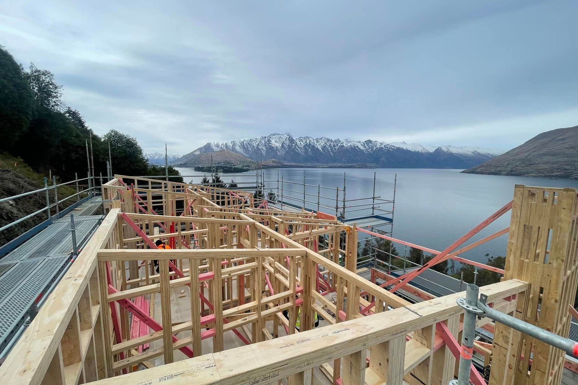 Framing..stunning views from Sunshine Bay, Queenstown.