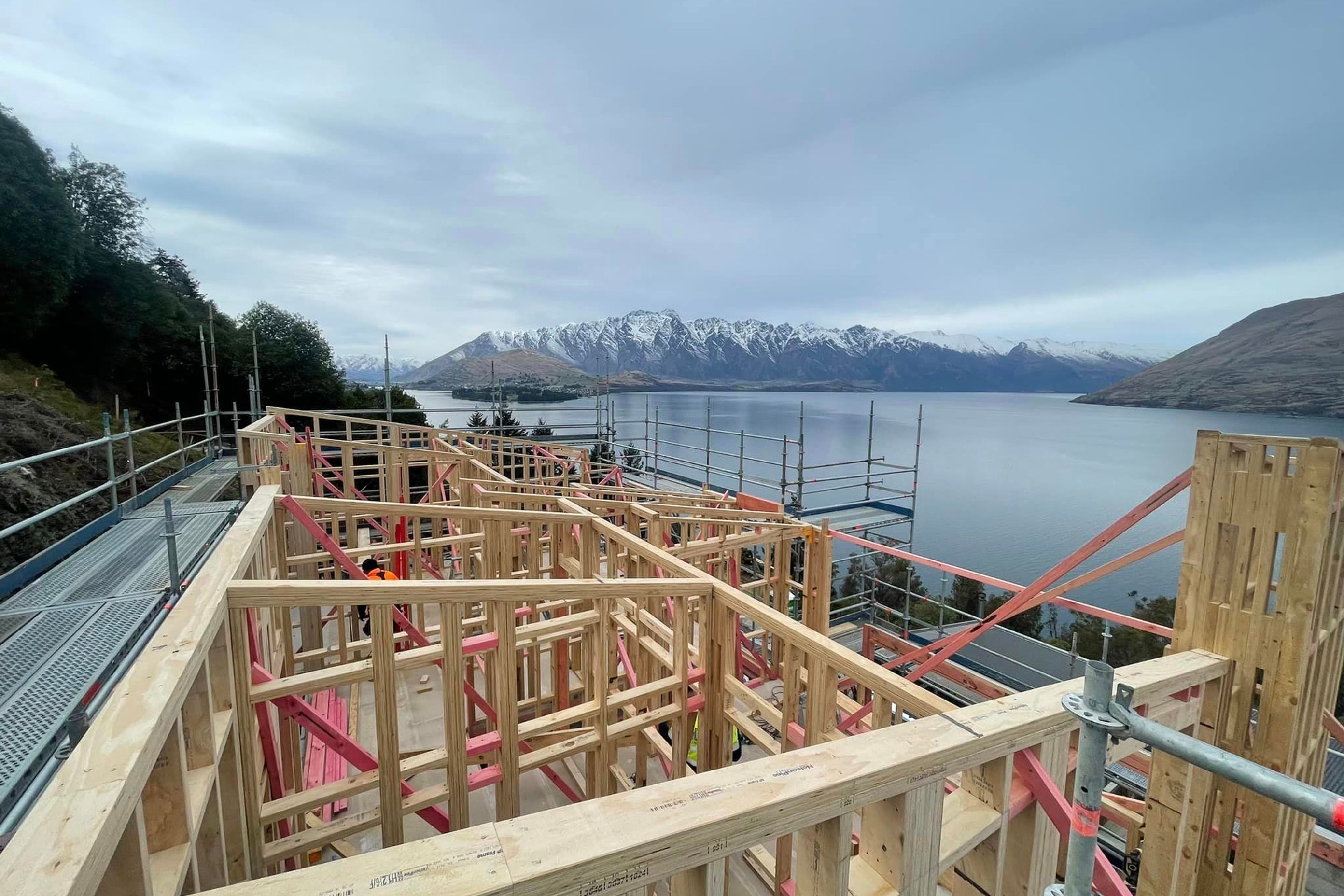 Framing..stunning views from Sunshine Bay, Queenstown.