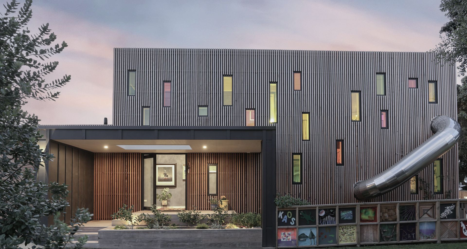 House with the Slide banner