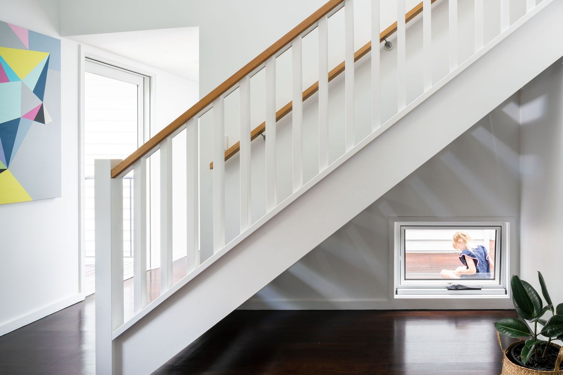 Voids spaces are highlighted as seclusions zones, such as a place to hide and read one's way into an alternate universe for a fleeting moment.