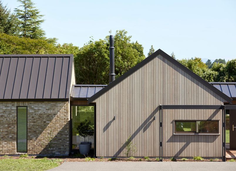 Country Brick & Cedar home