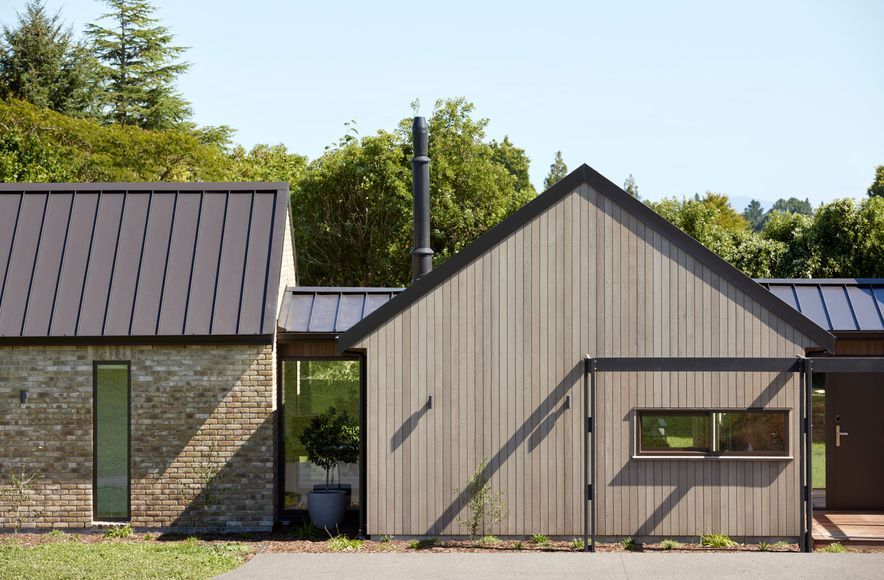 Country Brick & Cedar home