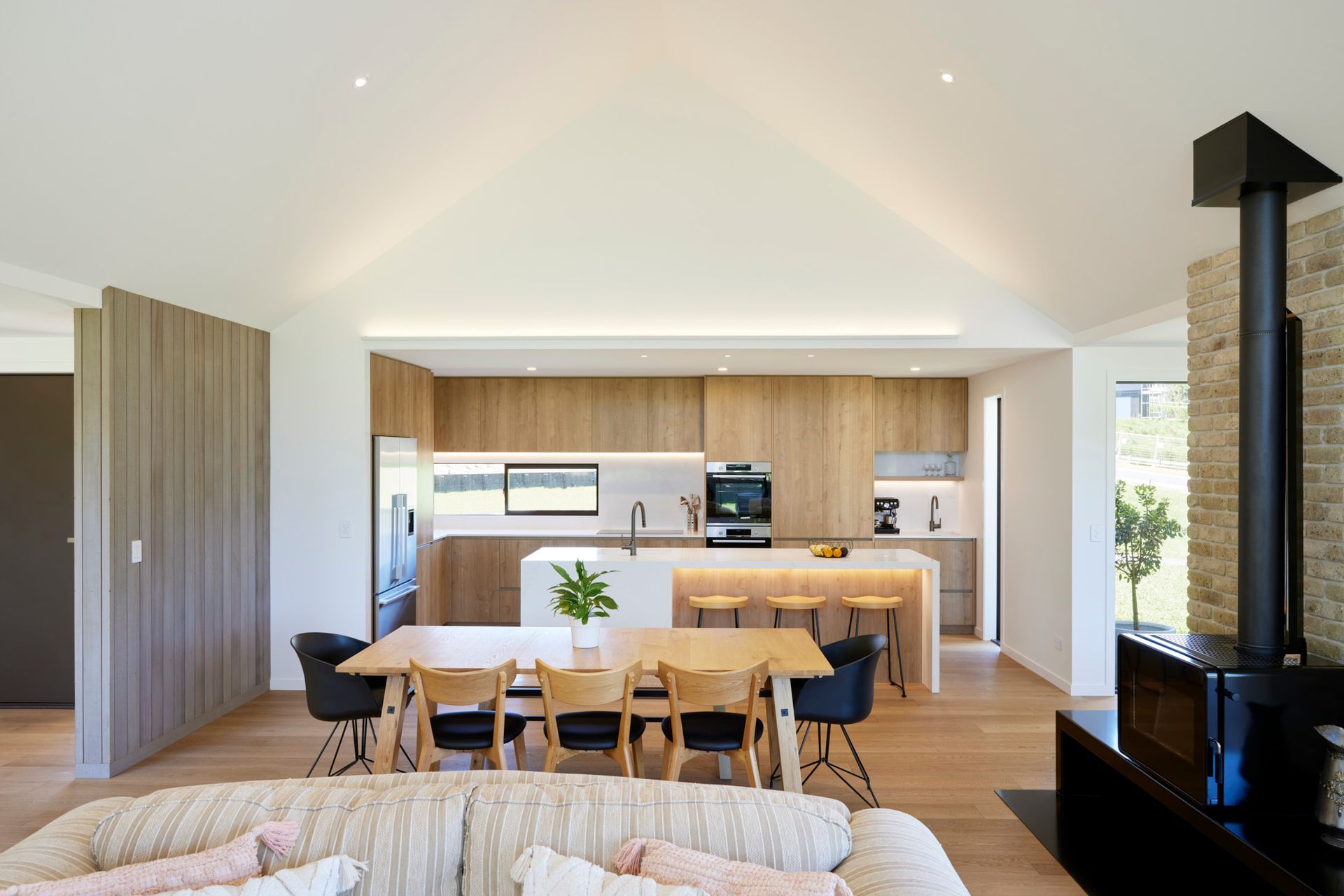 Country Brick & Cedar home