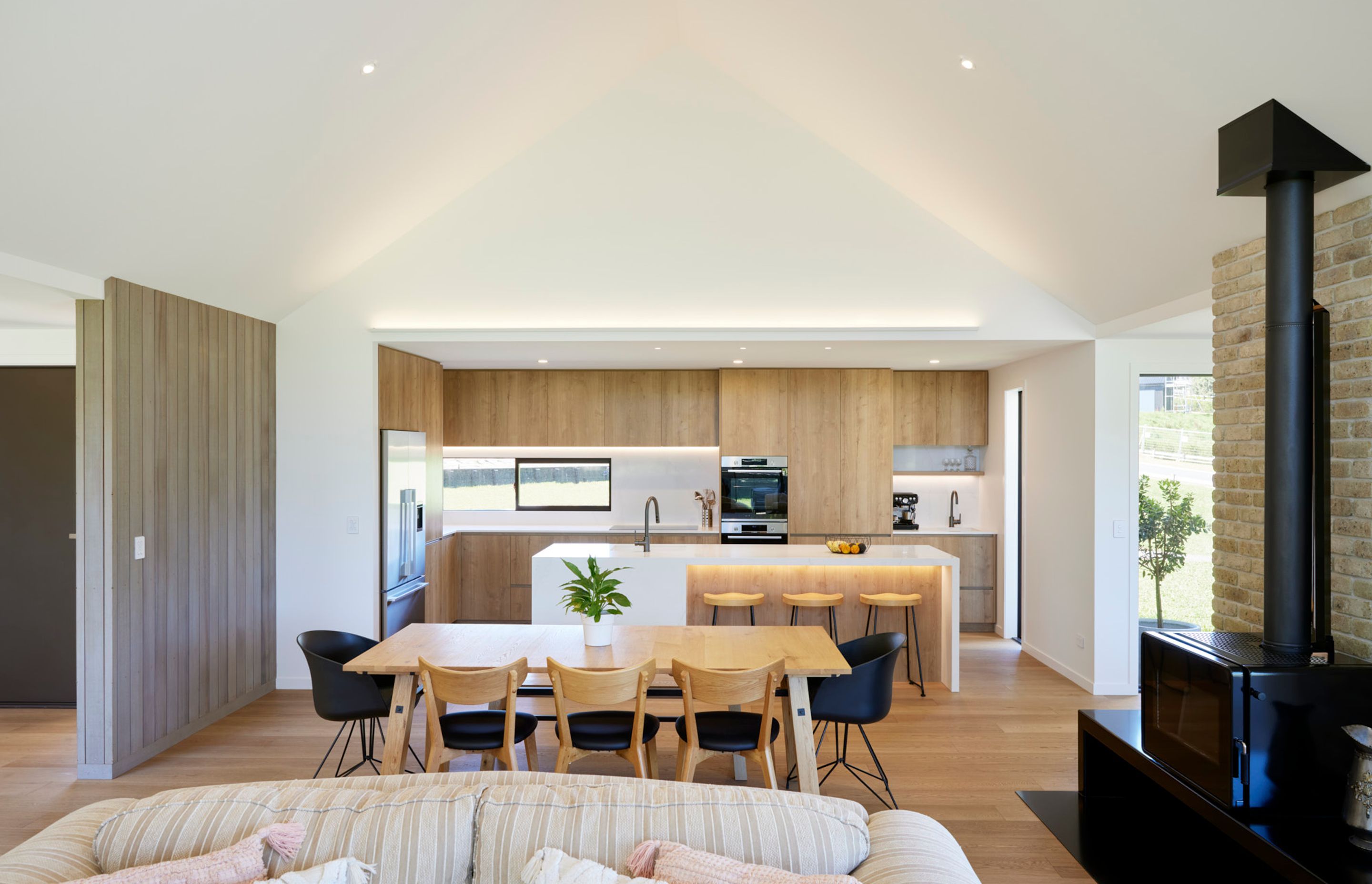 Country Brick & Cedar home