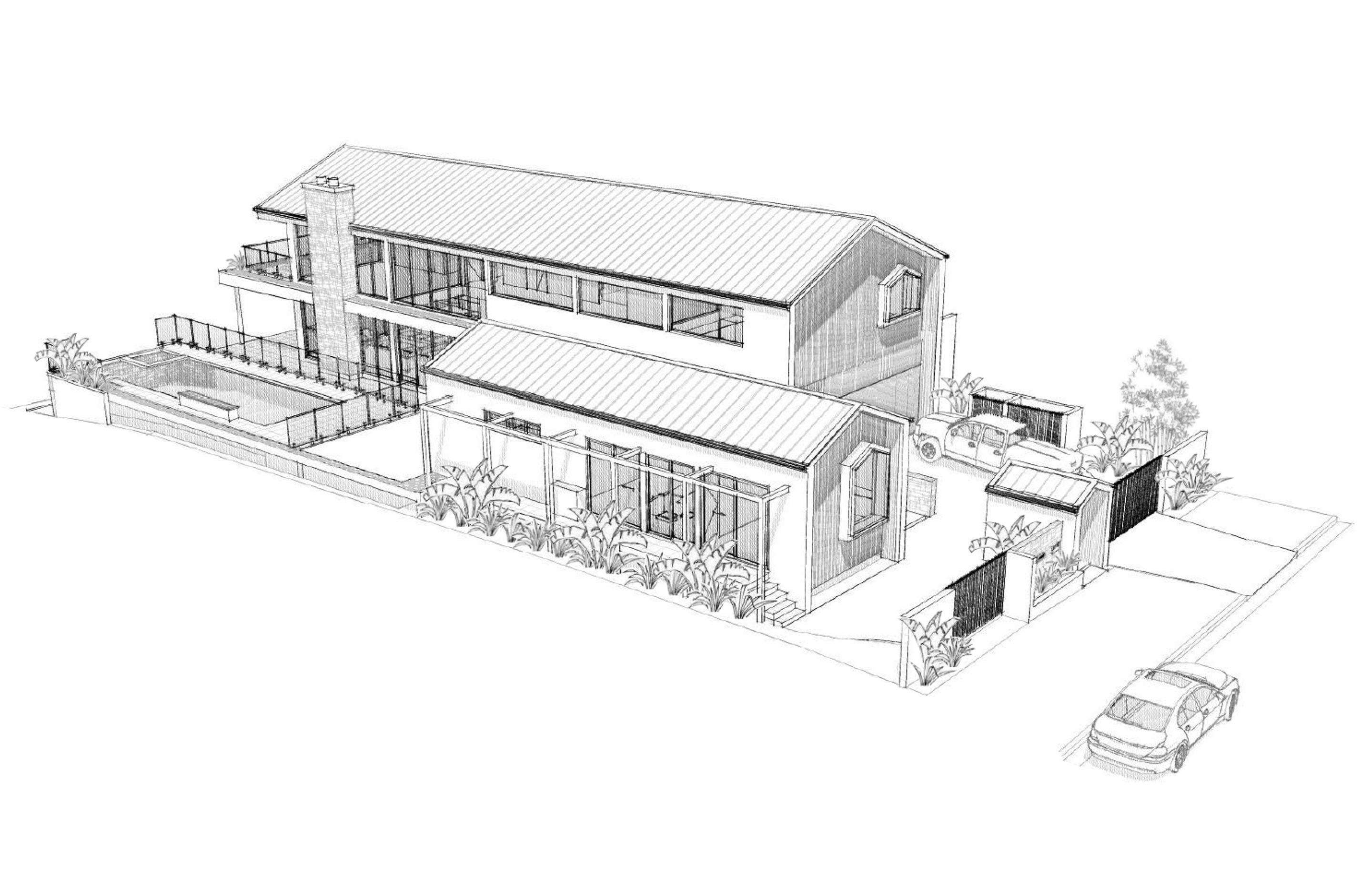 Scandi Beach Residence - Guest House Perspective