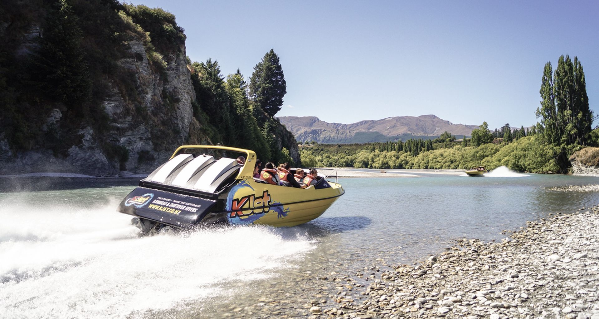 KJet, Queenstown banner