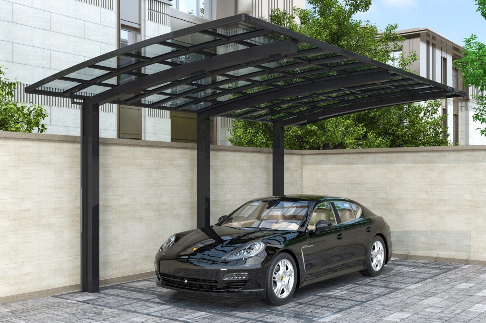 Single Carport Aluminium