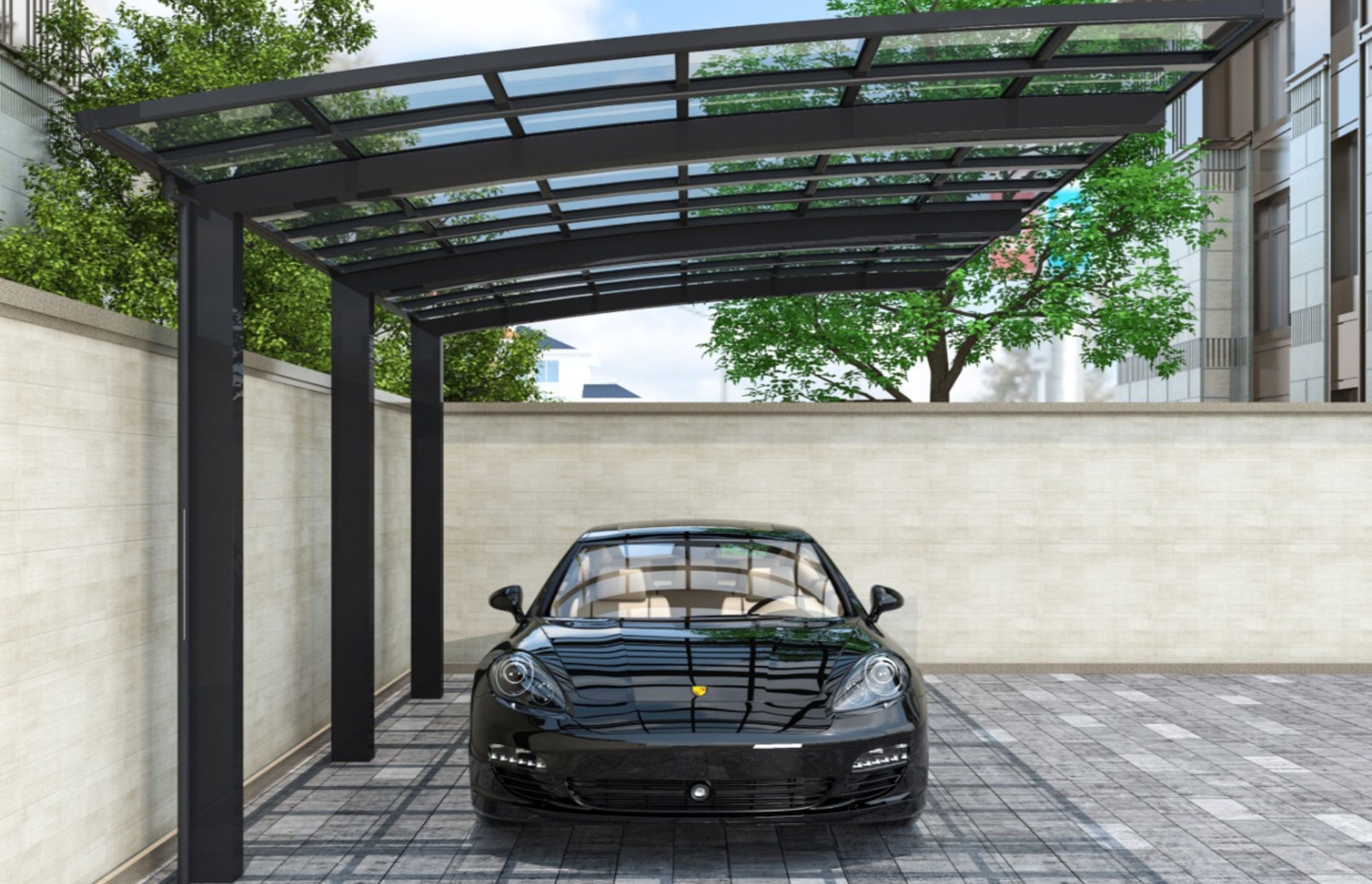 Single Carport Aluminium