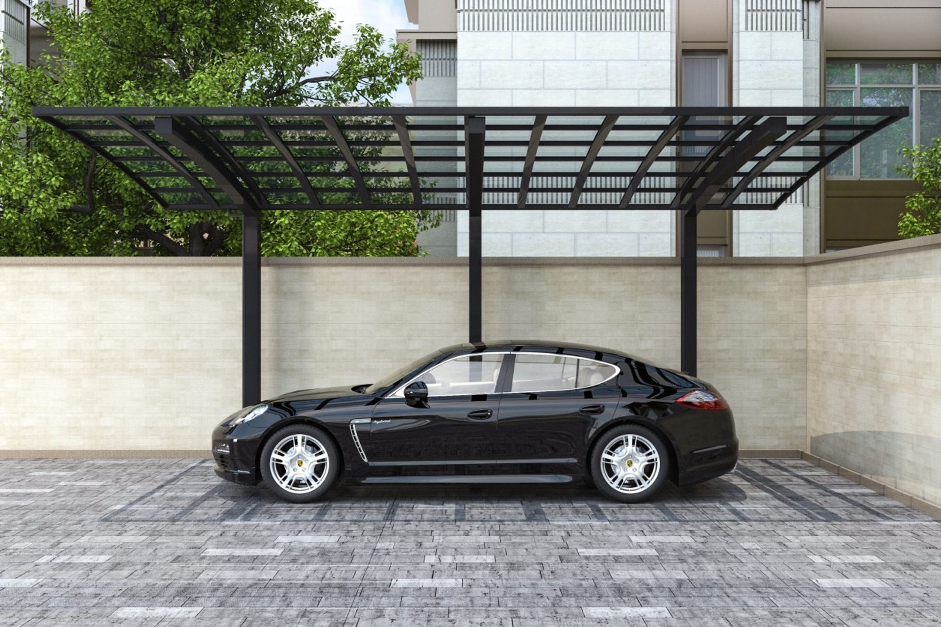 Single Carport Aluminium