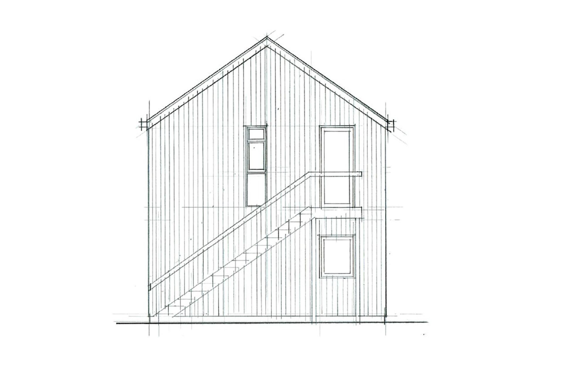 Double Garage with Loft Gable