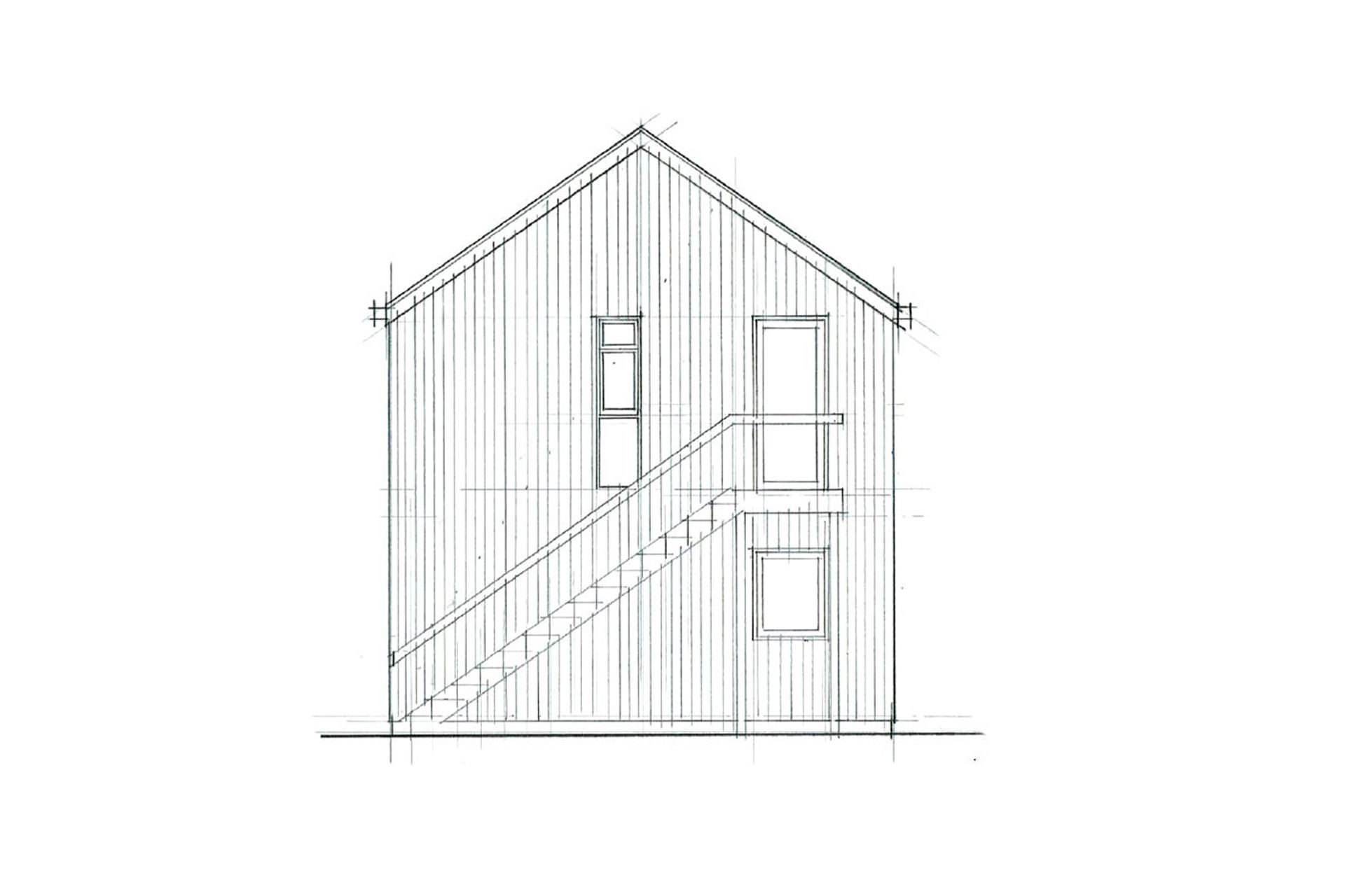 Double Garage with Loft Gable