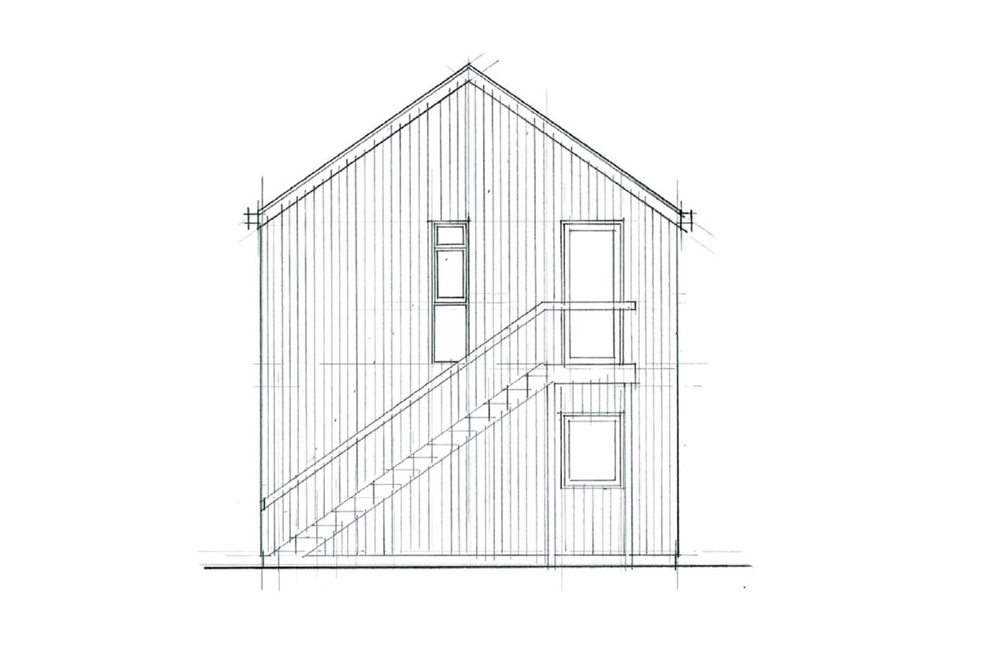 Double Garage with Loft Gable