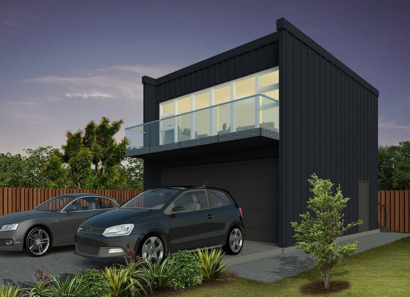 Double Garage with Flat Loft