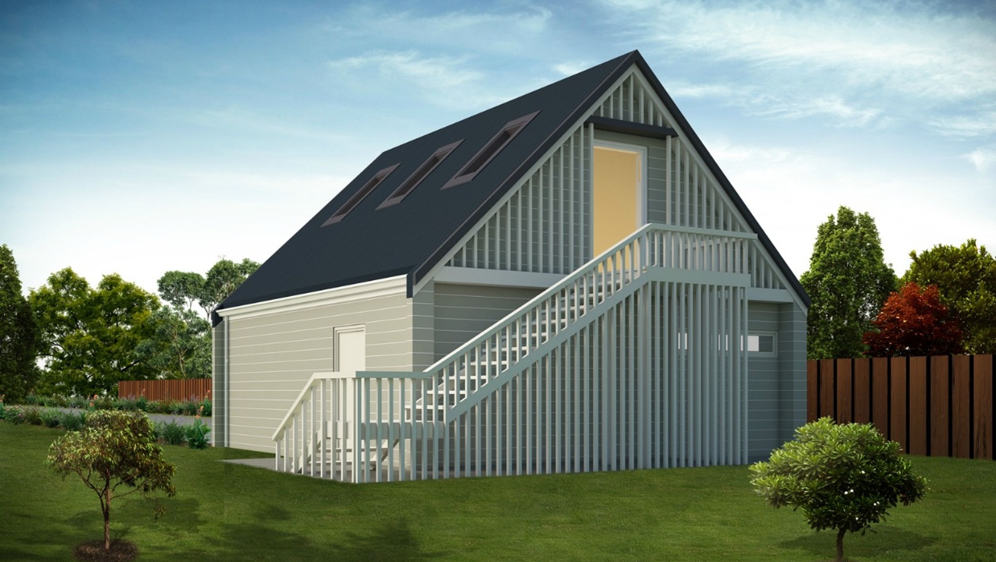 Double Garage with Loft